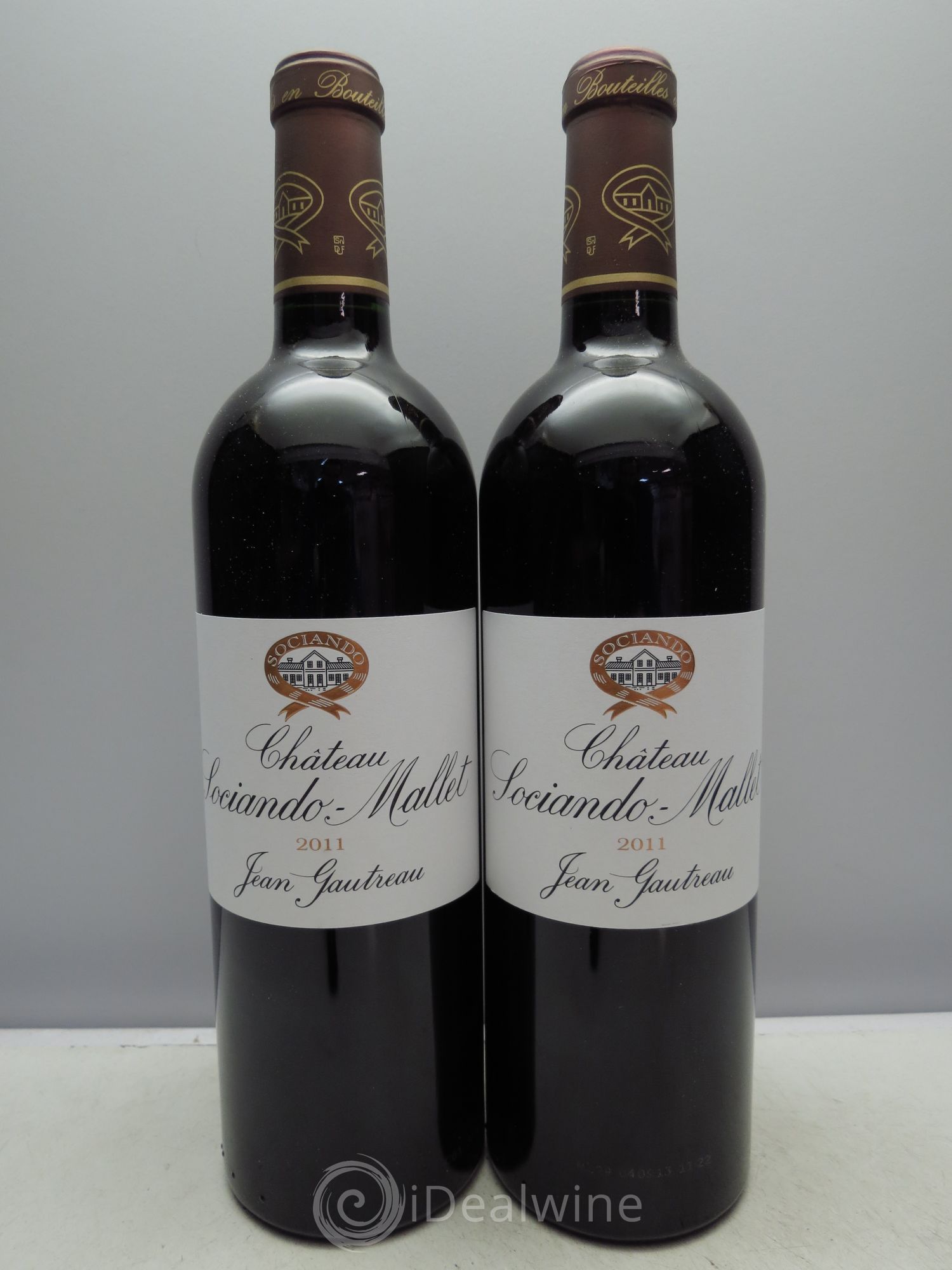 Château Sociando Mallet 2011 - Lot de 2 bouteilles - 0