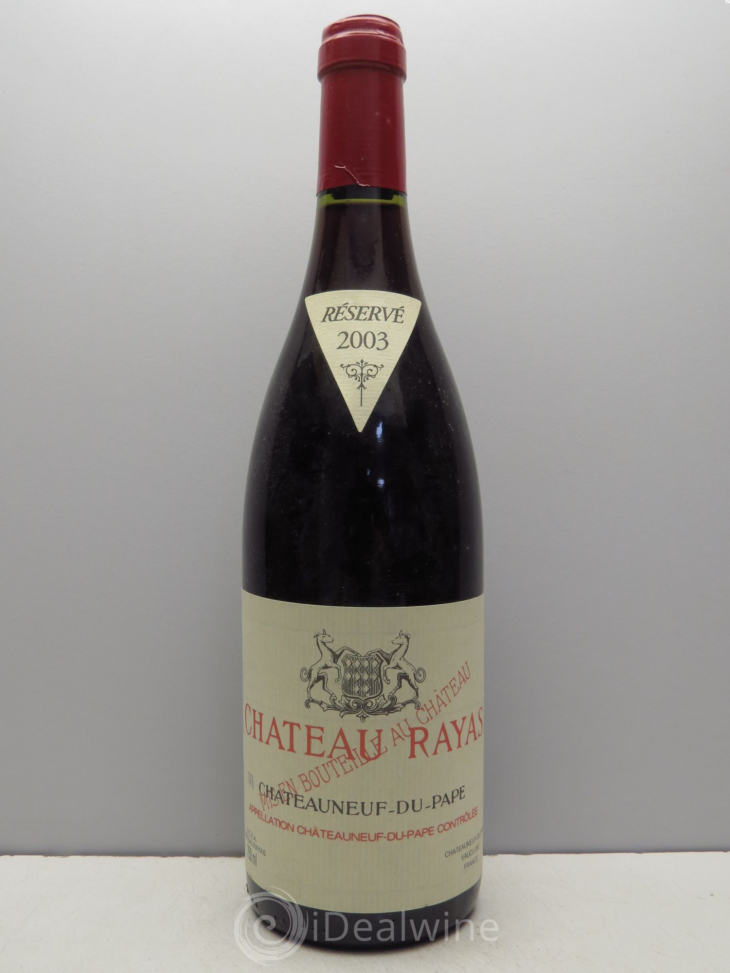 Châteauneuf-du-Pape Château Rayas Emmanuel Reynaud 2003 - Lot de 1 bouteille - 0