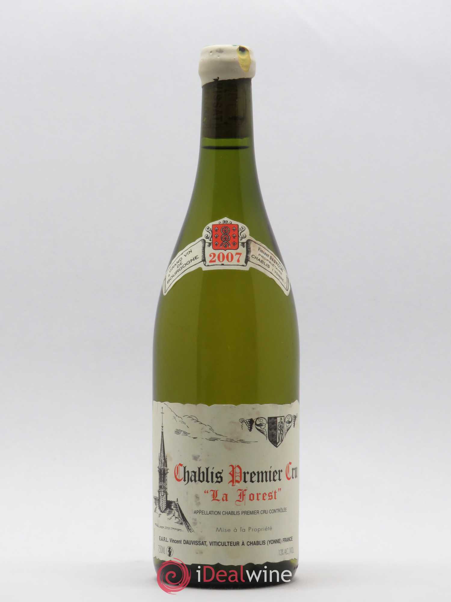 Chablis 1er Cru La Forest Vincent Dauvissat (Domaine) 2007 - Lot de 1 bouteille - 0