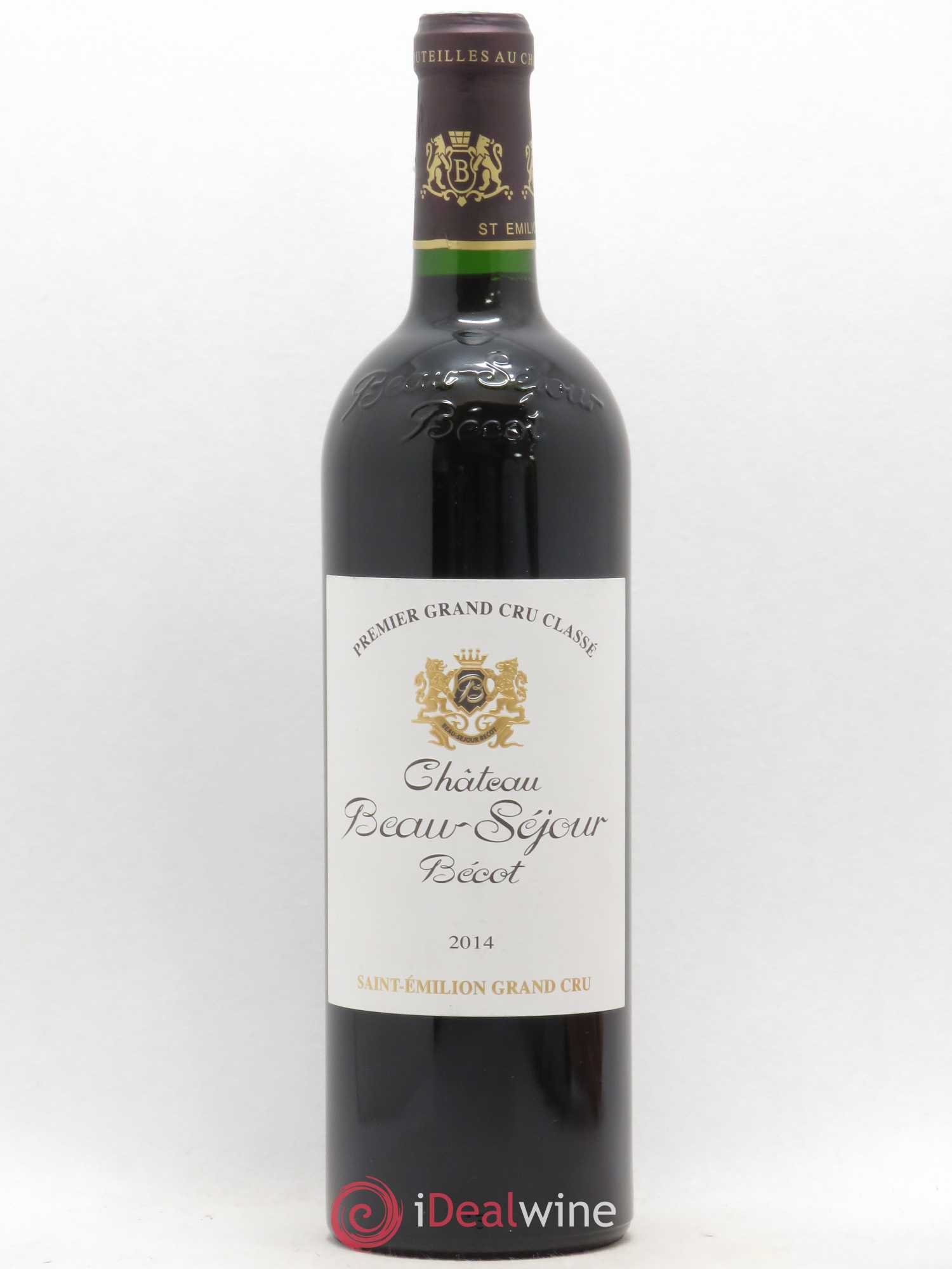 Château Beau-Séjour Bécot 1er Grand Cru Classé B 2014 - Lot de 1 bouteille - 0