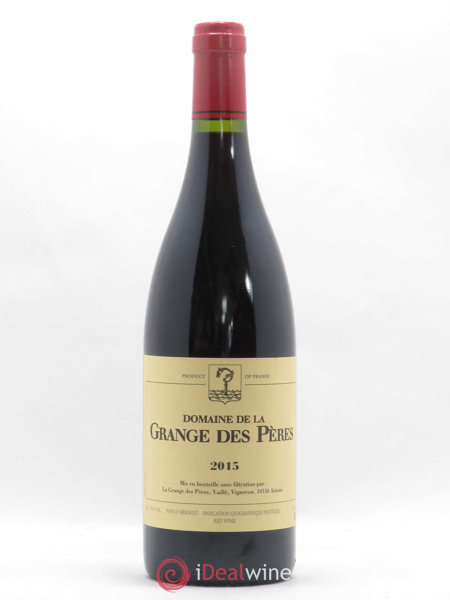 Pays d'Hérault Grange des Pères Laurent Vaillé 2015 - Lot de 1 bouteille - 0