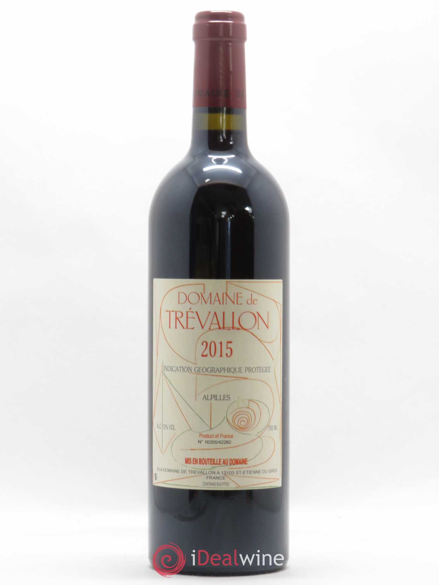 Alpilles Trévallon (Domaine de) Eloi Dürrbach 2015 - Lot de 1 bouteille - 0