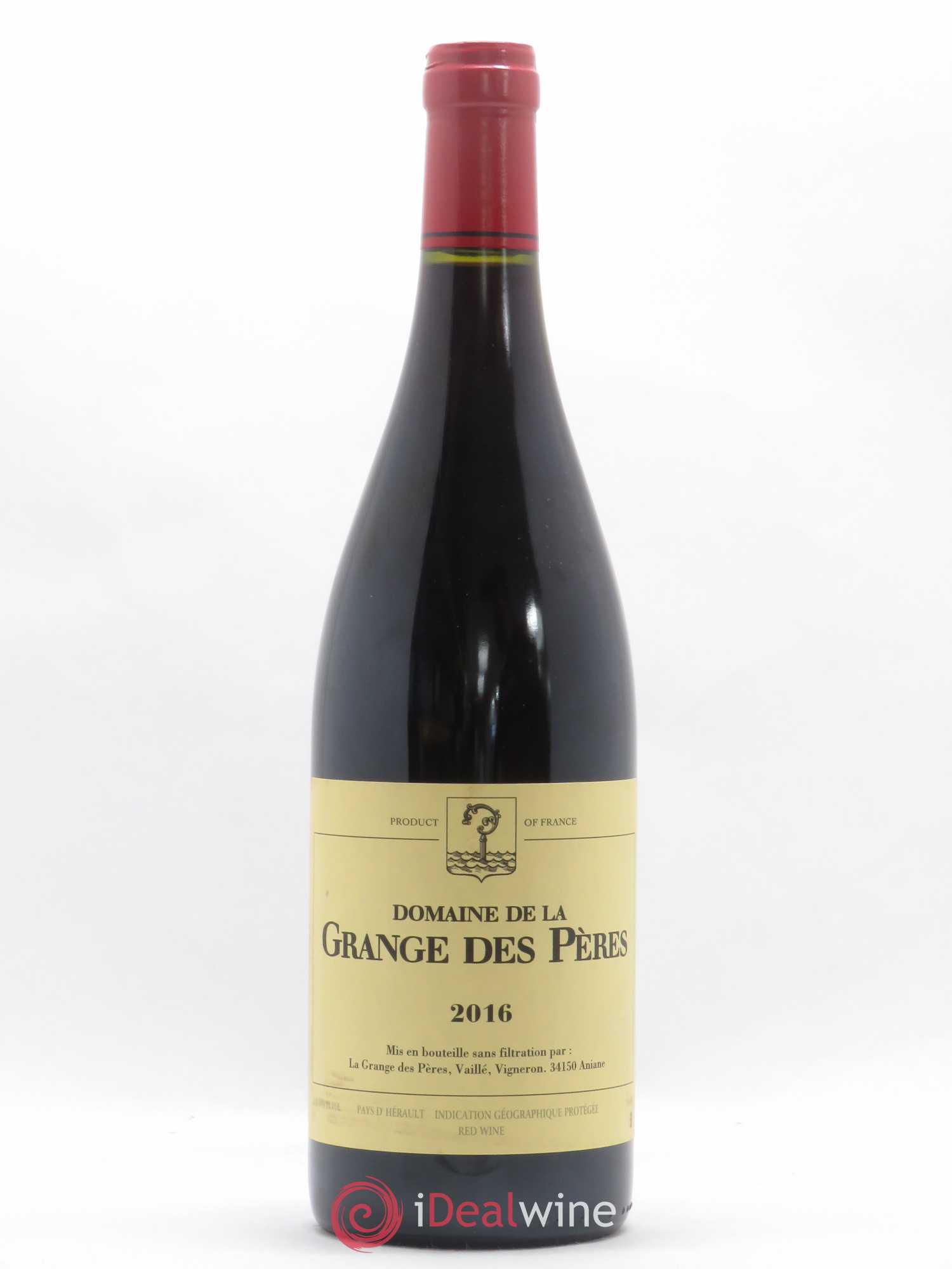 Pays d'Hérault Grange des Pères Laurent Vaillé 2016 - Lot de 1 bouteille - 0