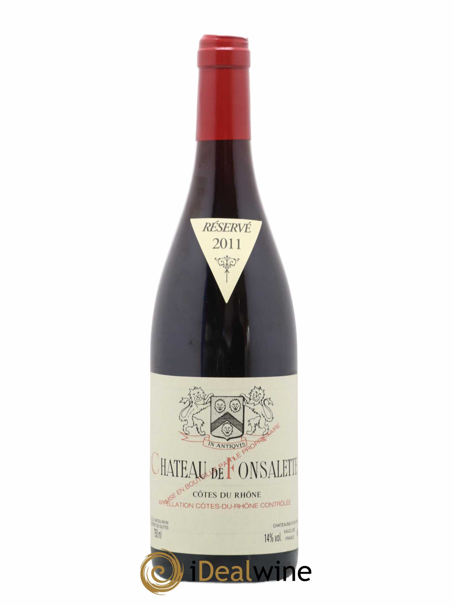 Côtes-du-Rhône Château de Fonsalette Emmanuel Reynaud 2011 - Lot de 1 bouteille - 0