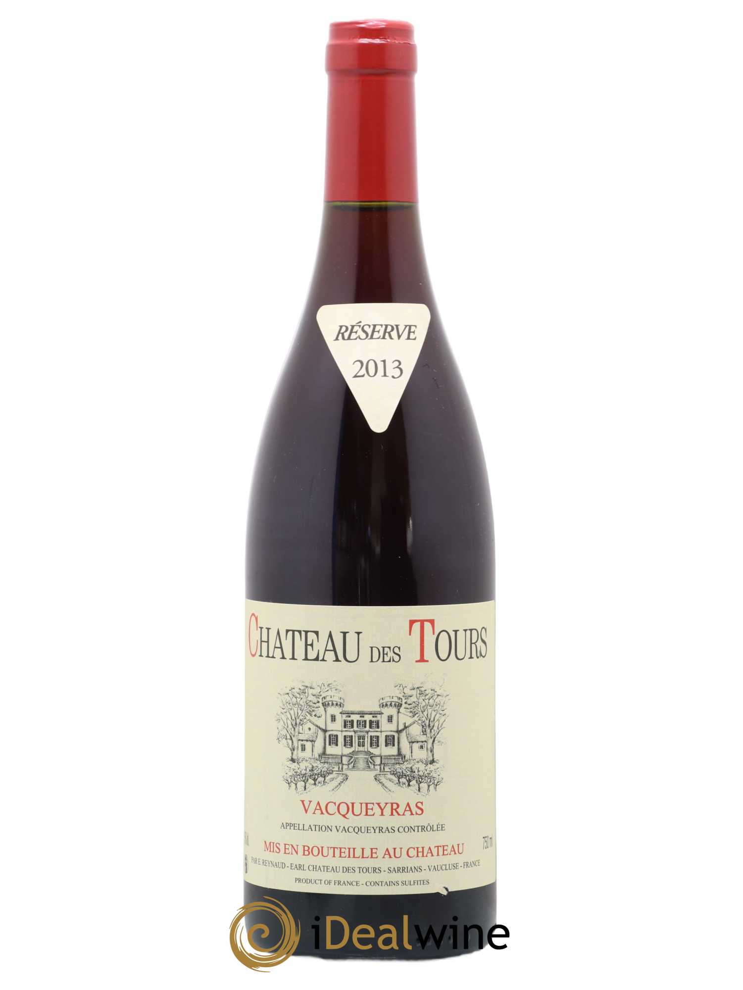 Vacqueyras Château des Tours Emmanuel Reynaud 2013 - Lot de 1 bouteille - 0