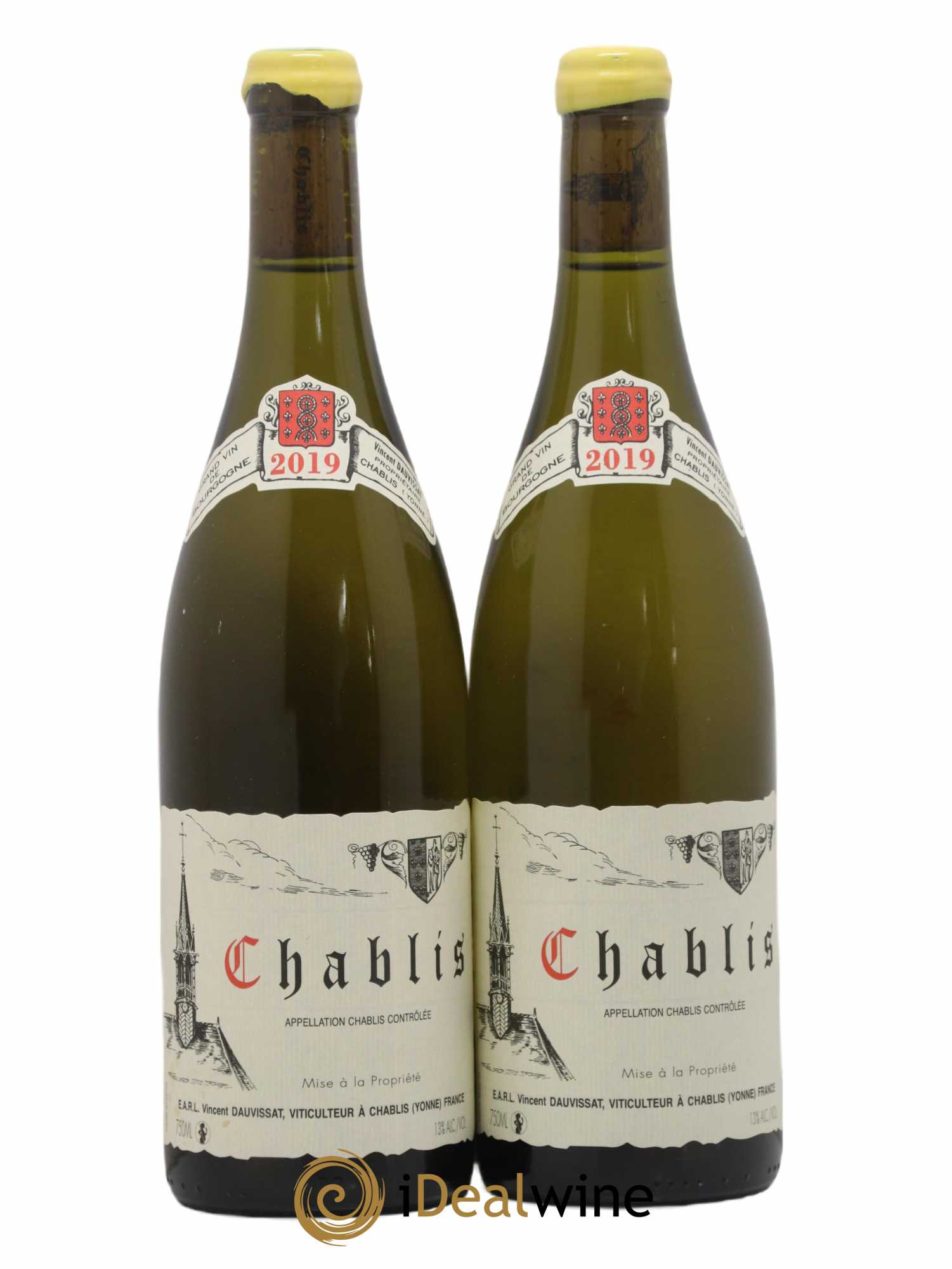 Chablis Vincent Dauvissat (Domaine) 2019 - Lot de 2 bouteilles - 0