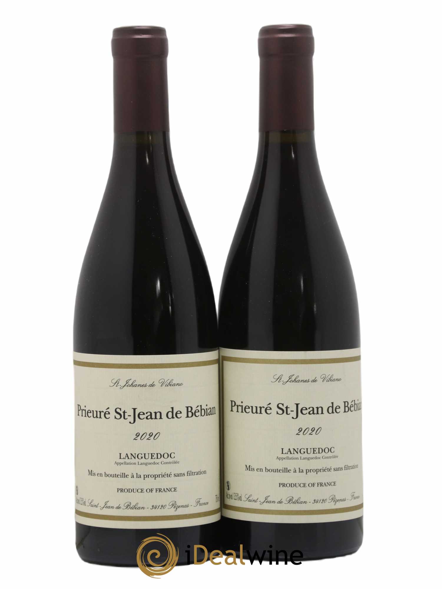 Languedoc Prieuré St-Jean de Bébian 2020 - Lot of 2 bottles - 0