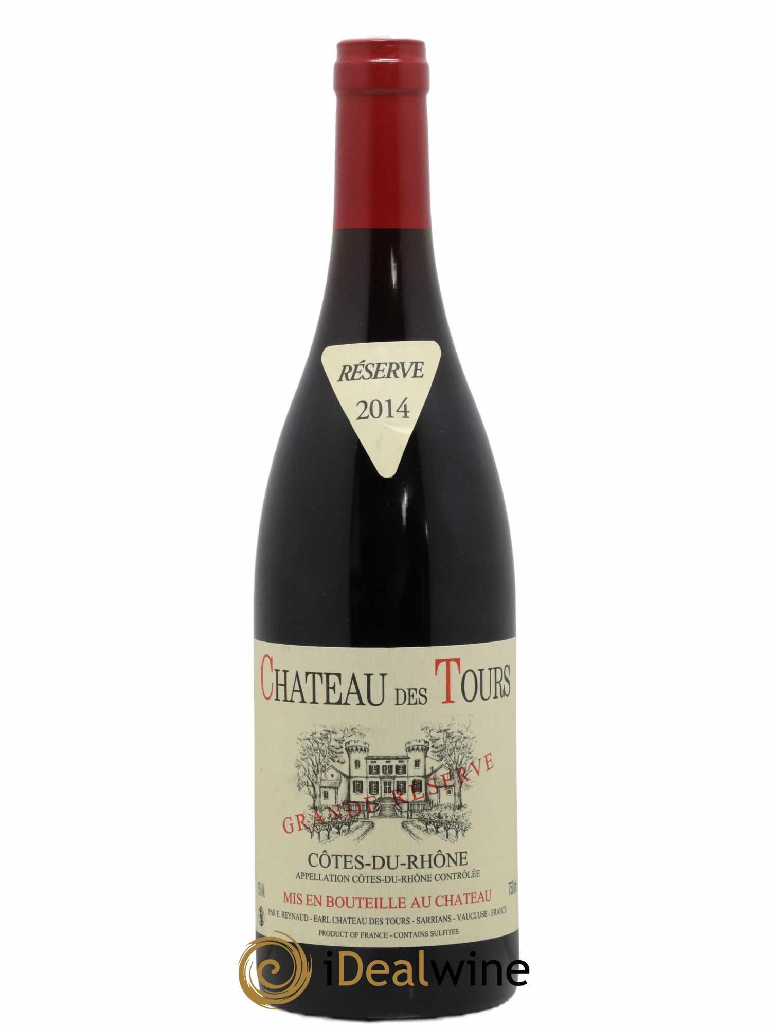 Côtes-du-Rhône Château des Tours Grande Réserve Emmanuel Reynaud 2014 - Lot de 1 bouteille - 0