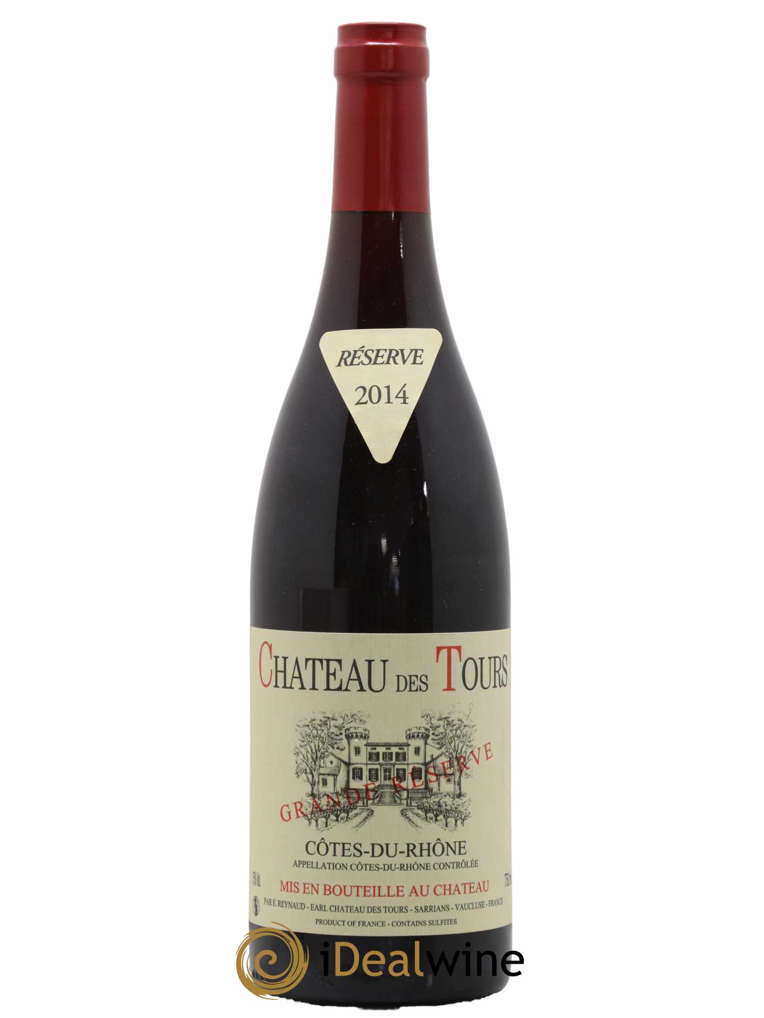 Côtes-du-Rhône Château des Tours Grande Réserve Emmanuel Reynaud 2014 - Lot de 1 bouteille - 0