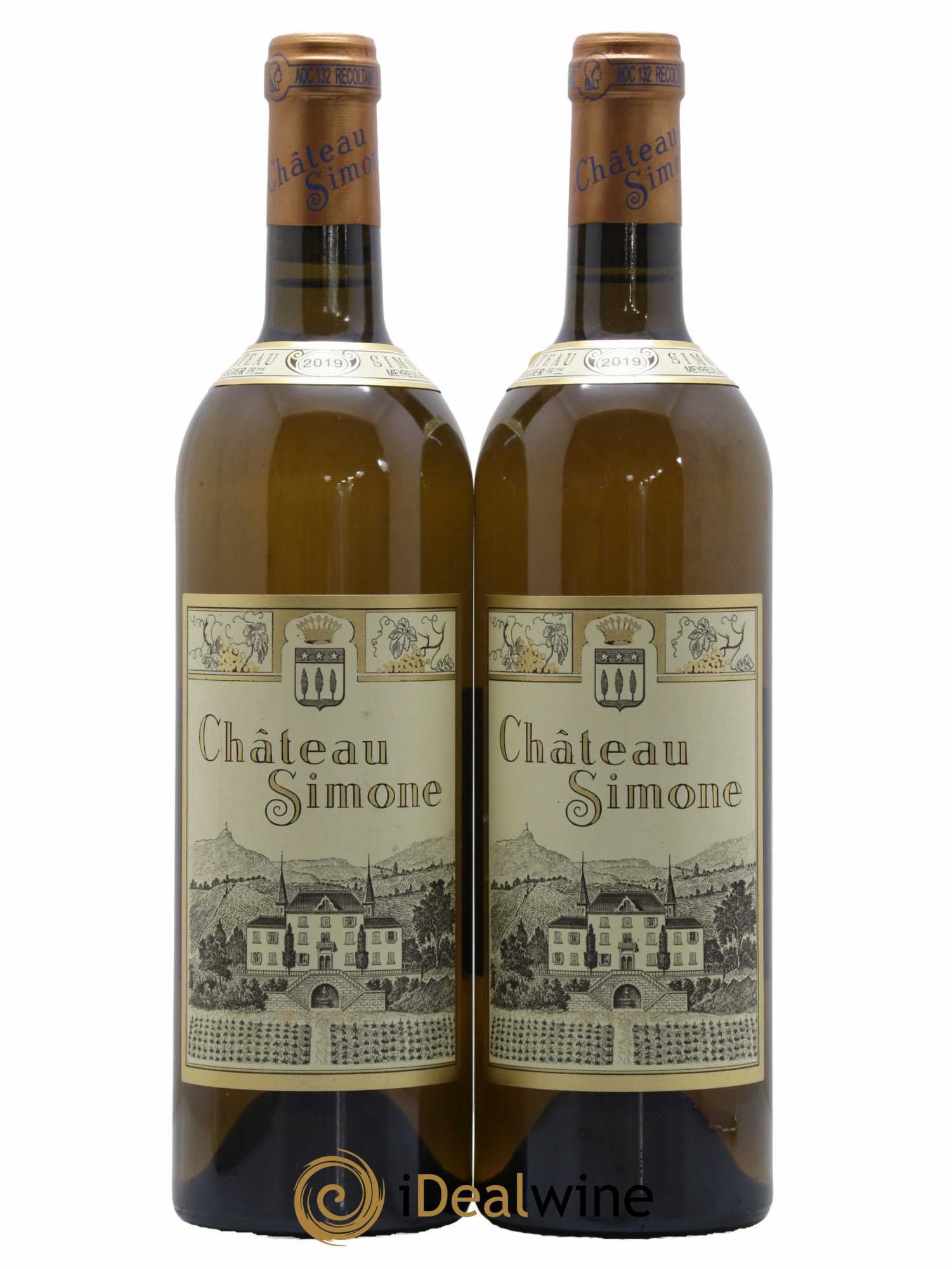 Palette Château Simone Famille Rougier 2019 - Posten von 2 Flaschen - 0