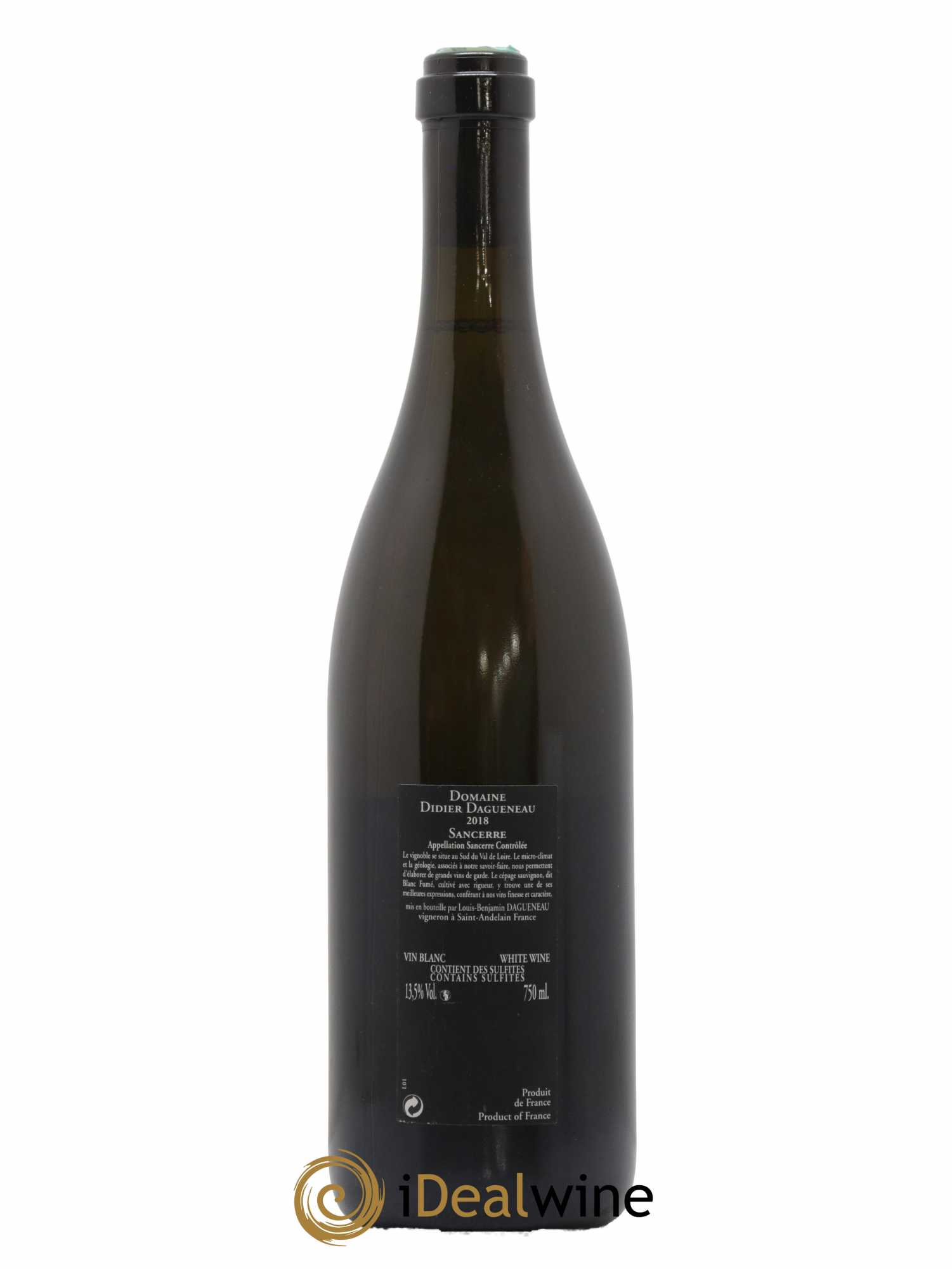 Sancerre Le Mont Damné Chavignol Dagueneau (Domaine Didier - Louis-Benjamin) 2018 - Lot de 1 bouteille - 1