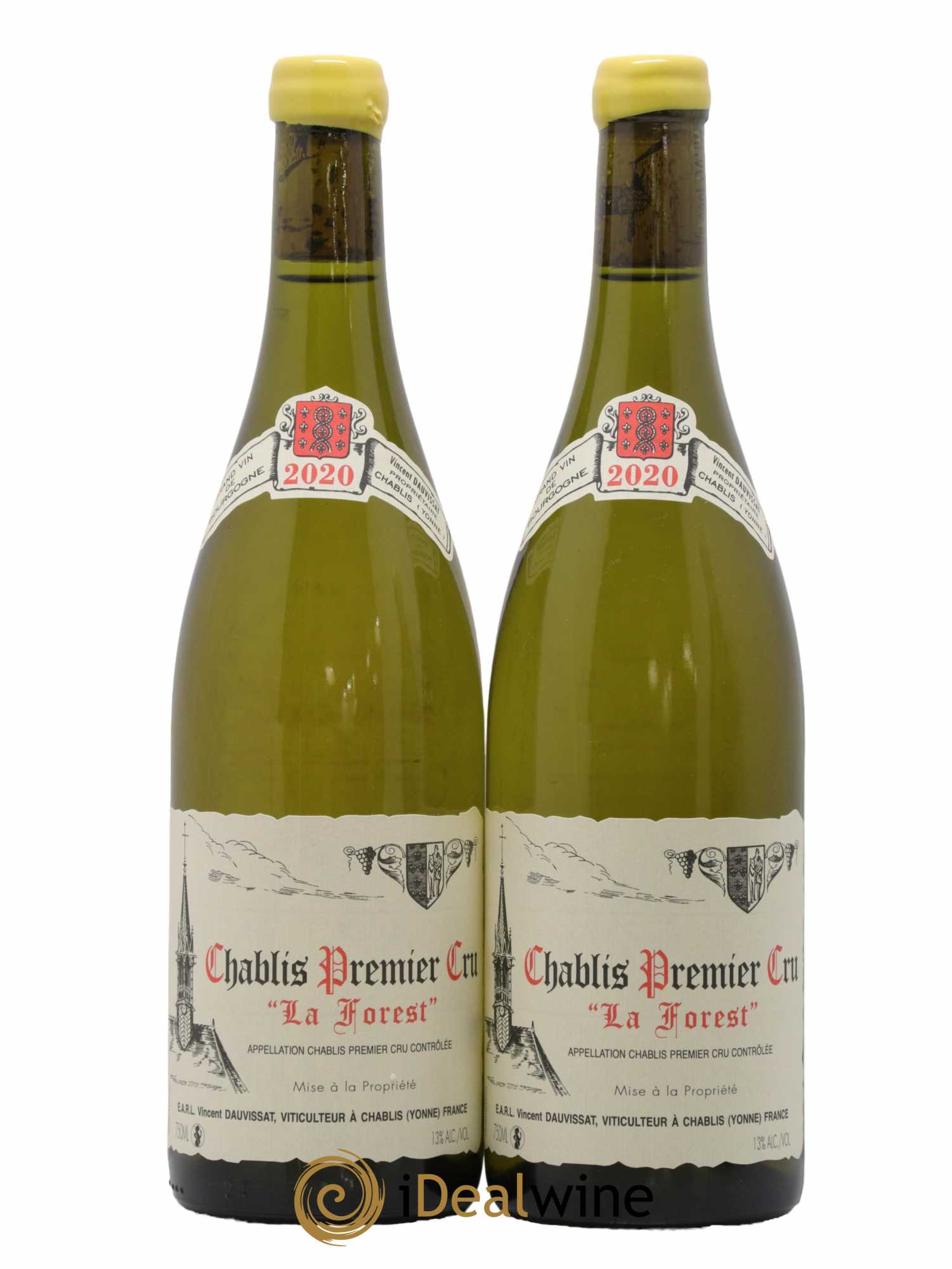 Chablis 1er Cru La Forest Vincent Dauvissat (Domaine) 2020 - Lot de 2 bouteilles - 0