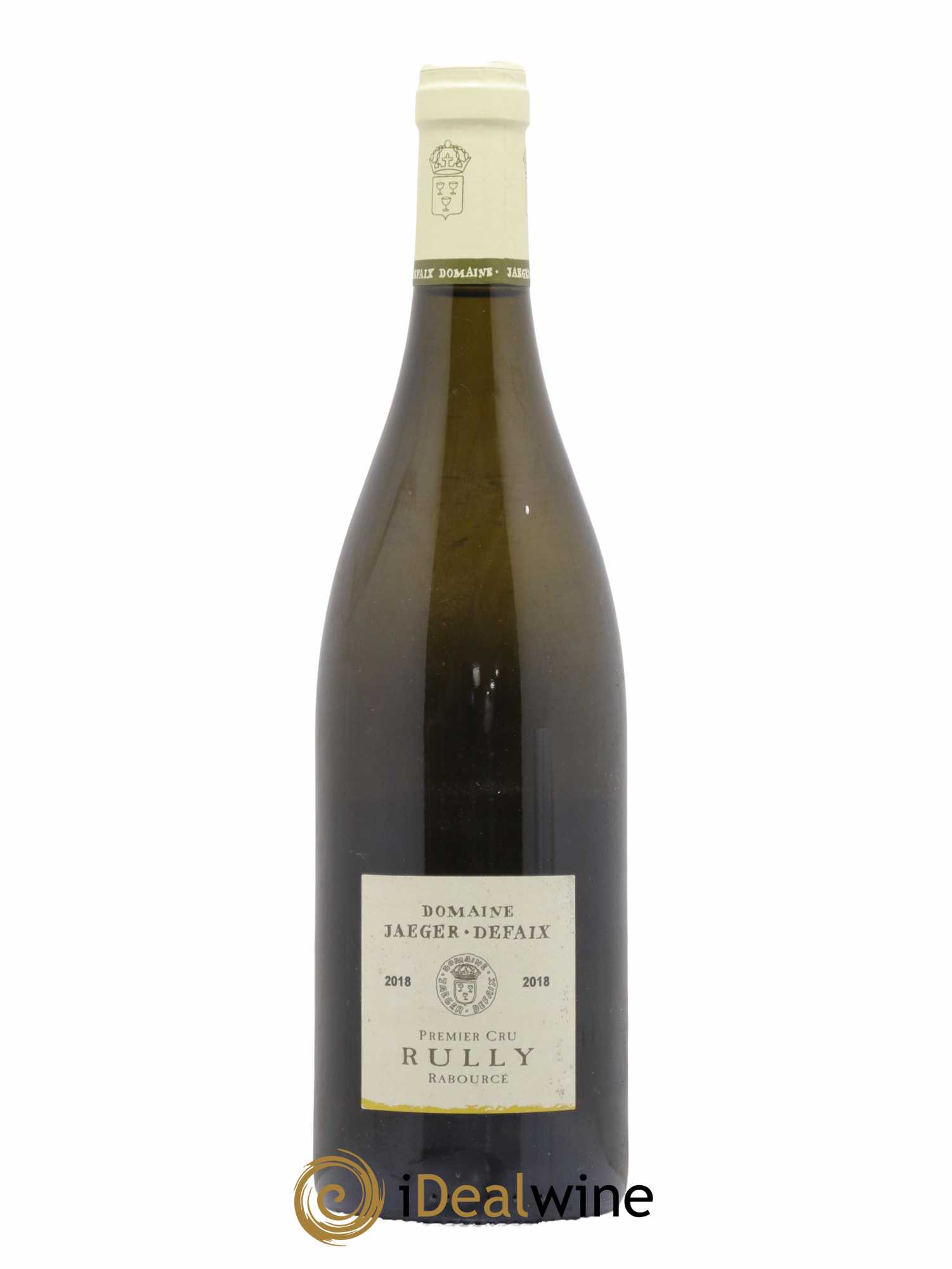 Rully 1er Cru Rabourcé Domaine Jaeger Defaix 2018 - Lot de 1 bouteille - 0