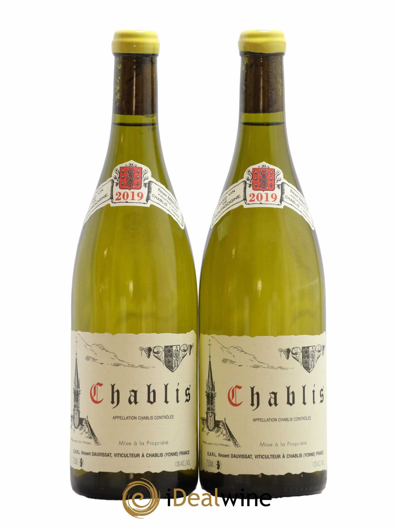 Chablis Vincent Dauvissat (Domaine) 2019 - Lot de 2 bouteilles - 0
