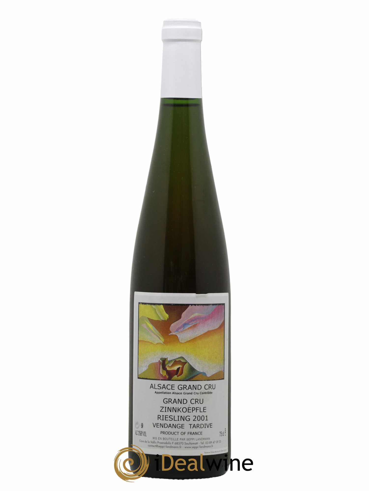 Alsace Grand Cru Zinnkoepfle Riesling Vendanges Tardives Domaine Seppi Landmann 2001 - Posten von 1 Flasche - 0