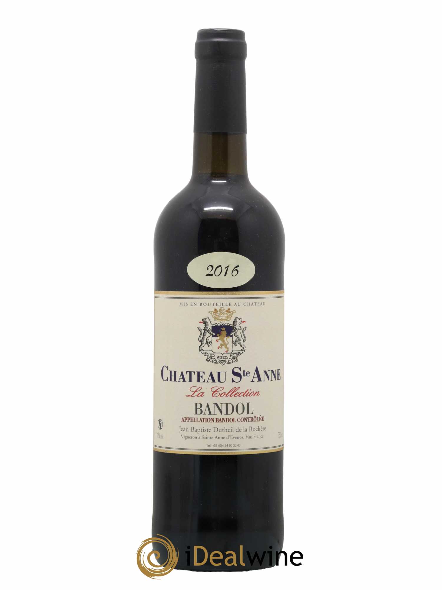 Bandol Château Sainte Anne Cuvée Collection 2016 - Lot de 1 bouteille - 0