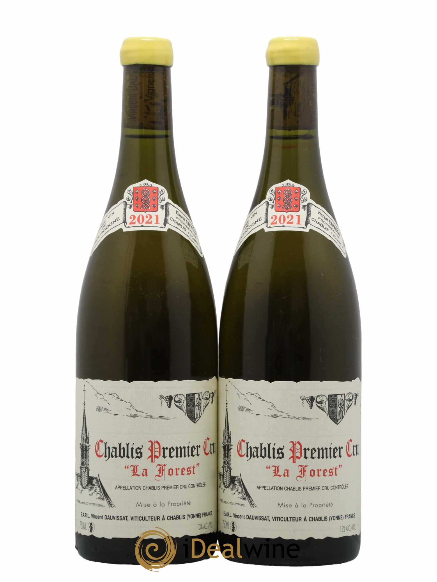 Chablis 1er Cru La Forest Vincent Dauvissat (Domaine) 2021 - Lot de 2 bouteilles - 0