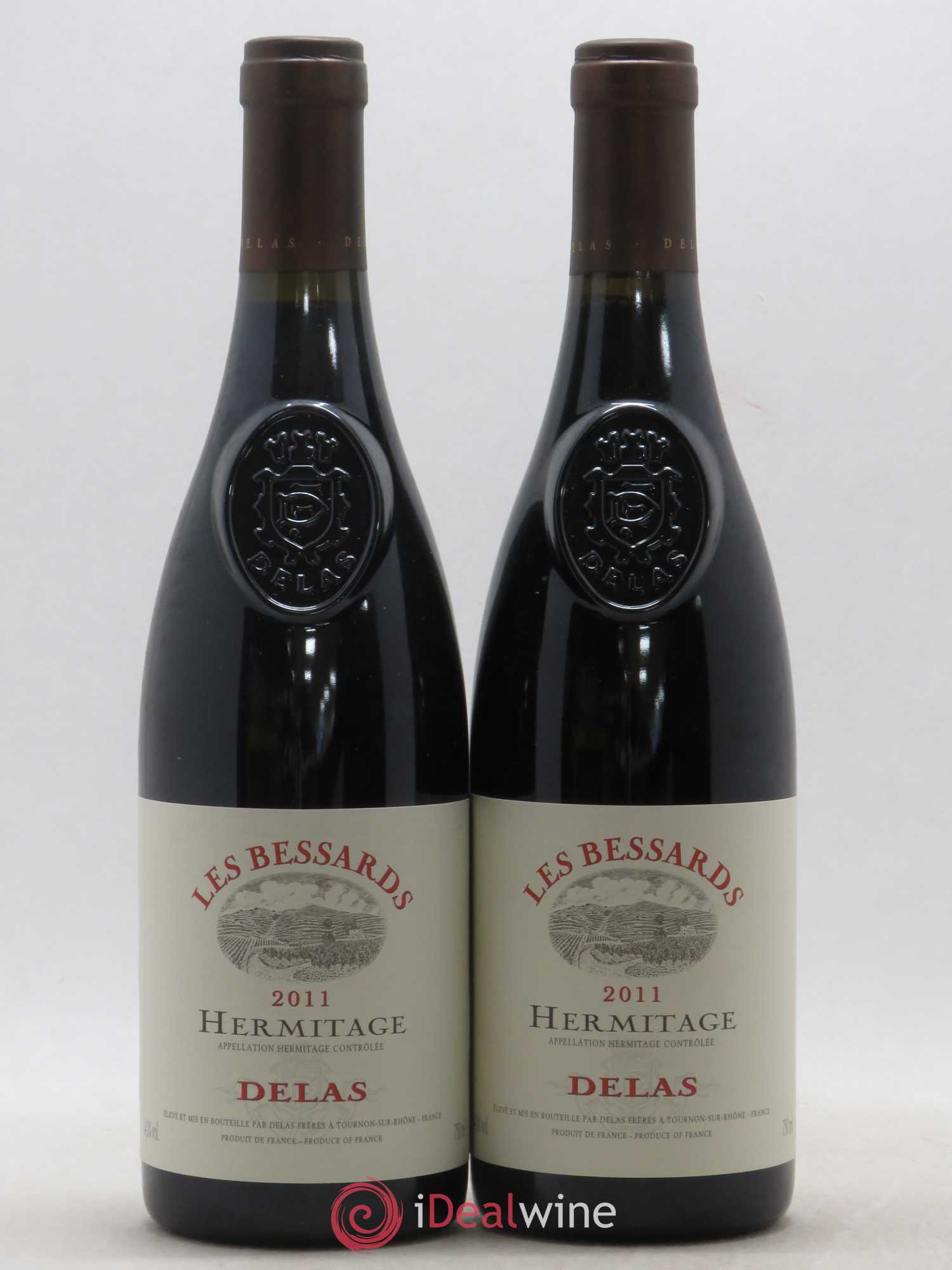 Hermitage Les Bessards Delas Frères 2011 - Lot de 2 bouteilles - 0