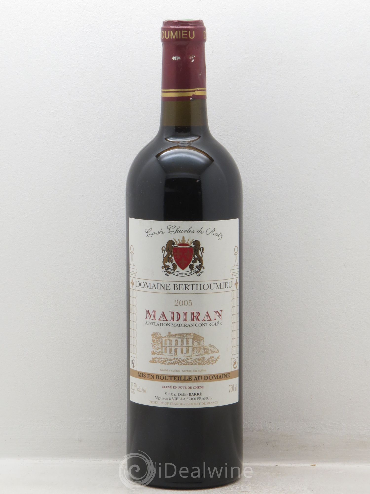 Madiran Cuvée Charles de Batz 2005 - Posten von 6 Flaschen - 0
