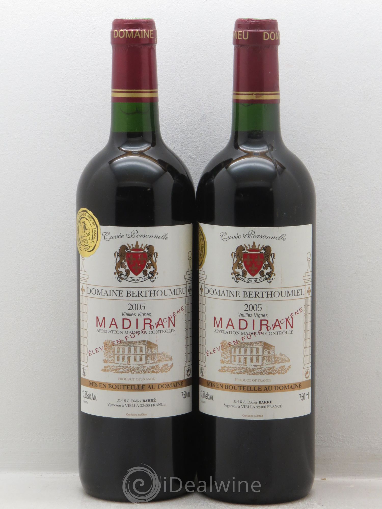 Madiran Vieilles Vignes Cuvée Personelle 2005 - Posten von 2 Flaschen - 0
