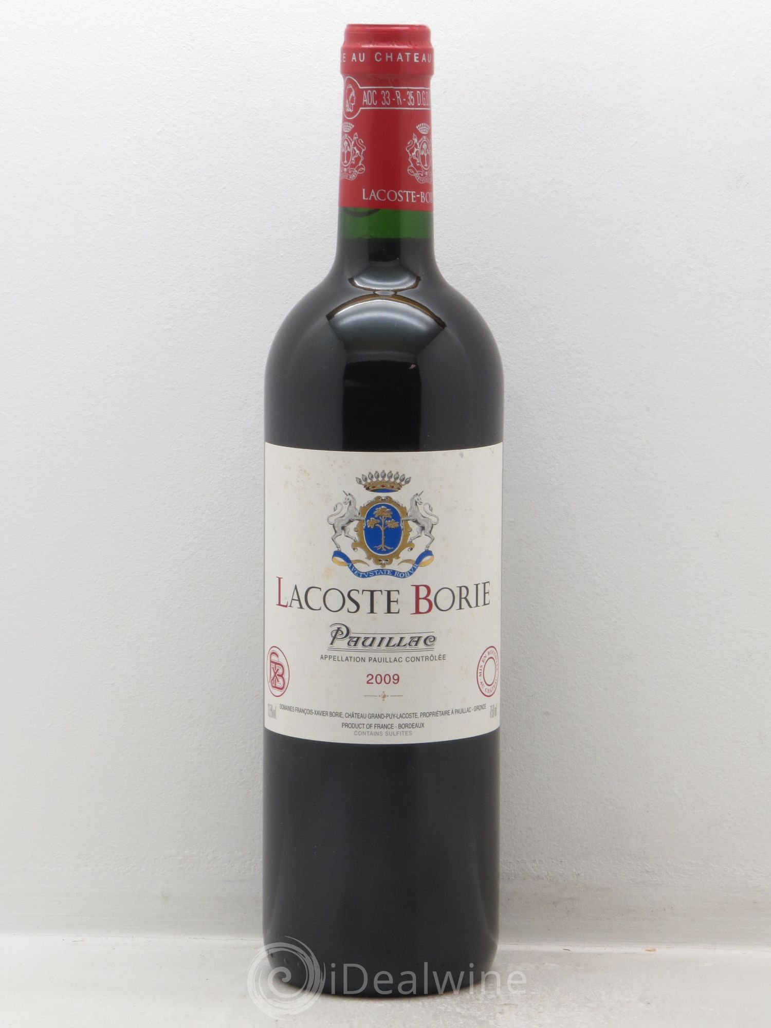 Lacoste Borie 2009 - Lot de 1 bouteille - 0