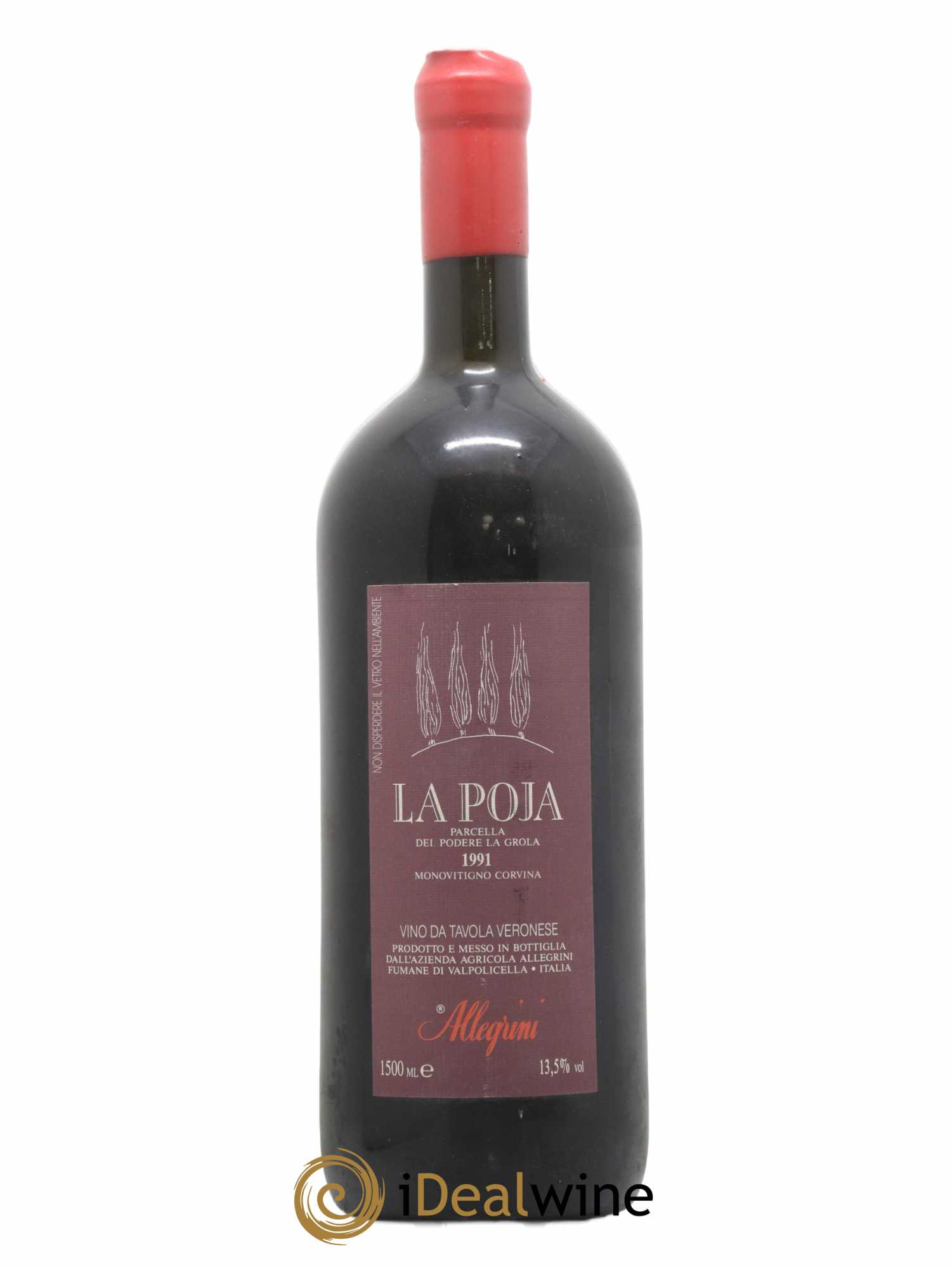 Italie La Poja La Grola Allegrini 1991 - Lotto di 1 magnum - 0