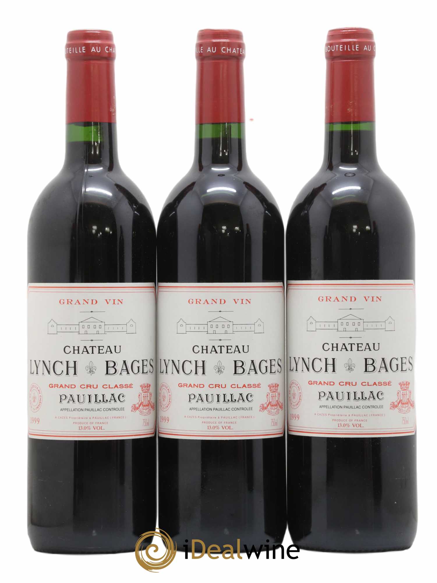 Château Lynch Bages 5ème Grand Cru Classé 1999 - Lot of 6 bottles - 1