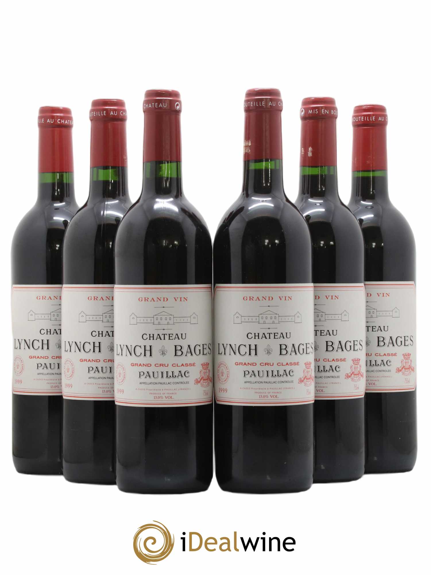 Château Lynch Bages 5ème Grand Cru Classé 1999 - Lot of 6 bottles - 0