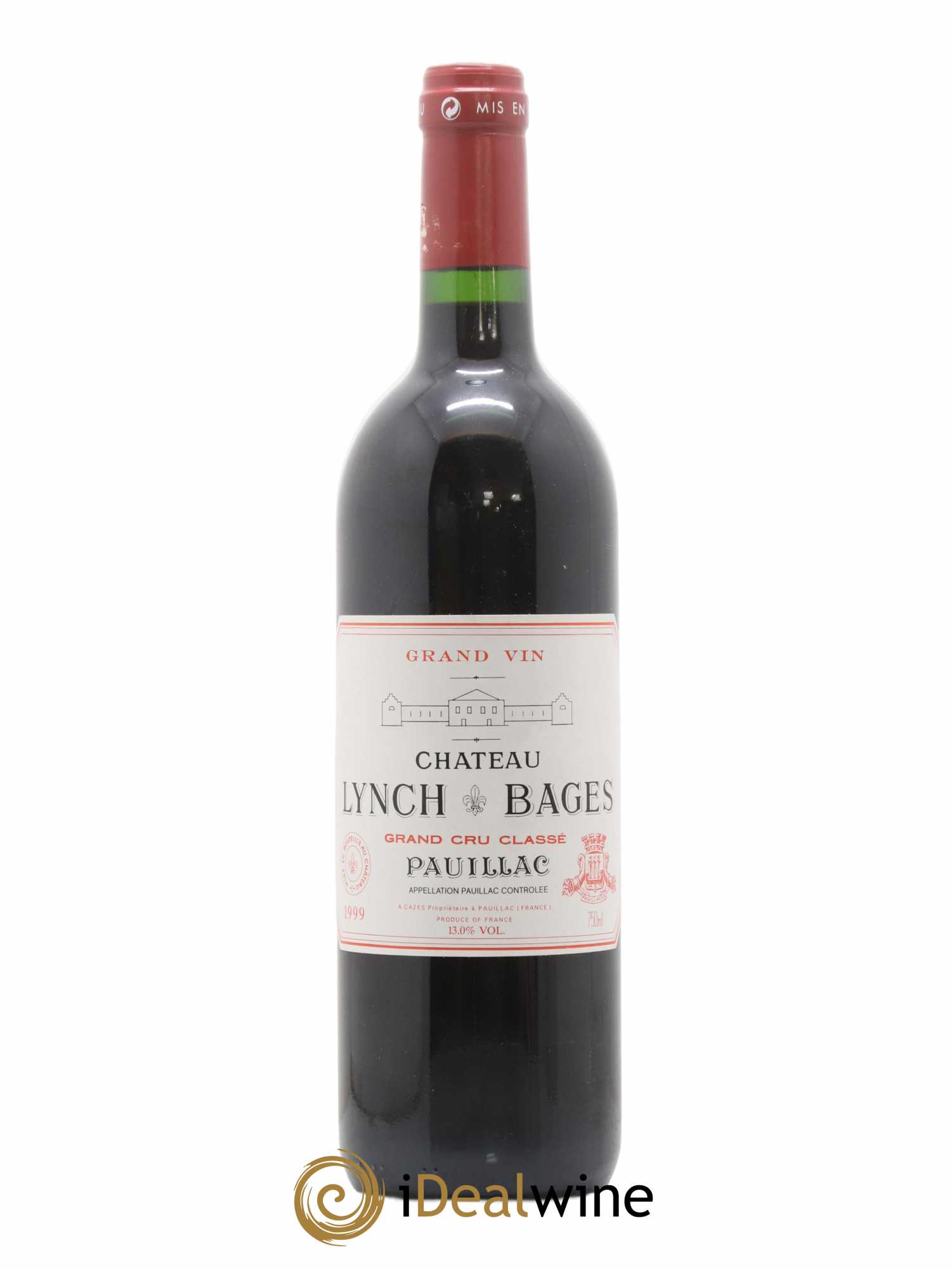 Château Lynch Bages 5ème Grand Cru Classé 1999 - Lot de 1 bouteille - 0