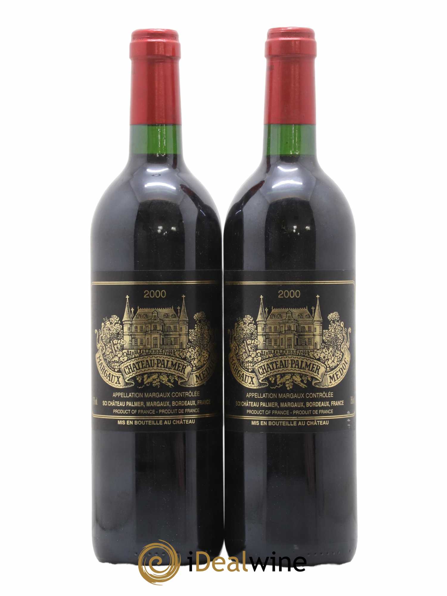 Château Palmer 3ème Grand Cru Classé 2000 - Lot of 2 bottles - 0