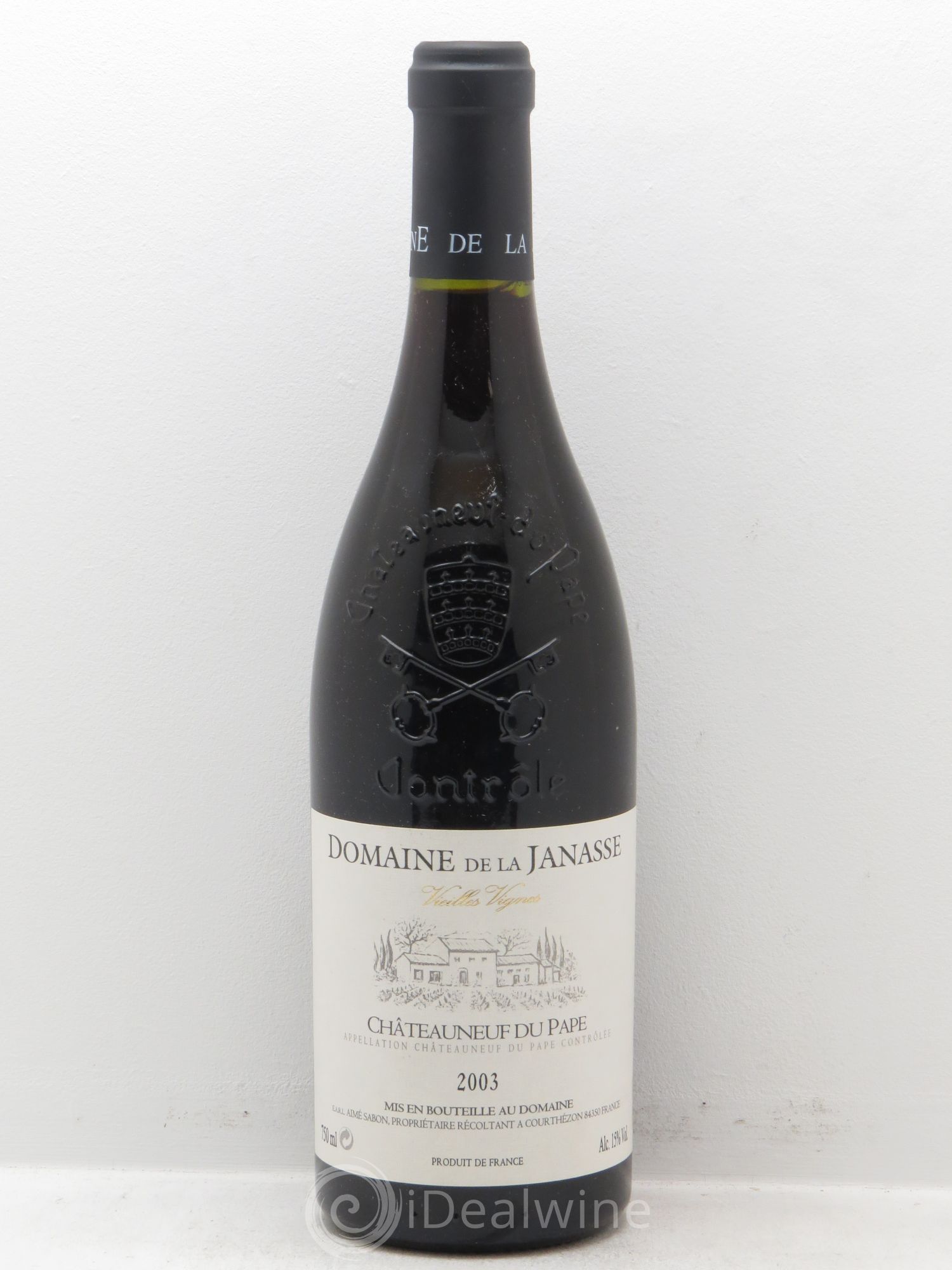 Châteauneuf-du-Pape Cuvée Vieilles Vignes La Janasse (Domaine de) 2003 - Lot de 1 bouteille - 0