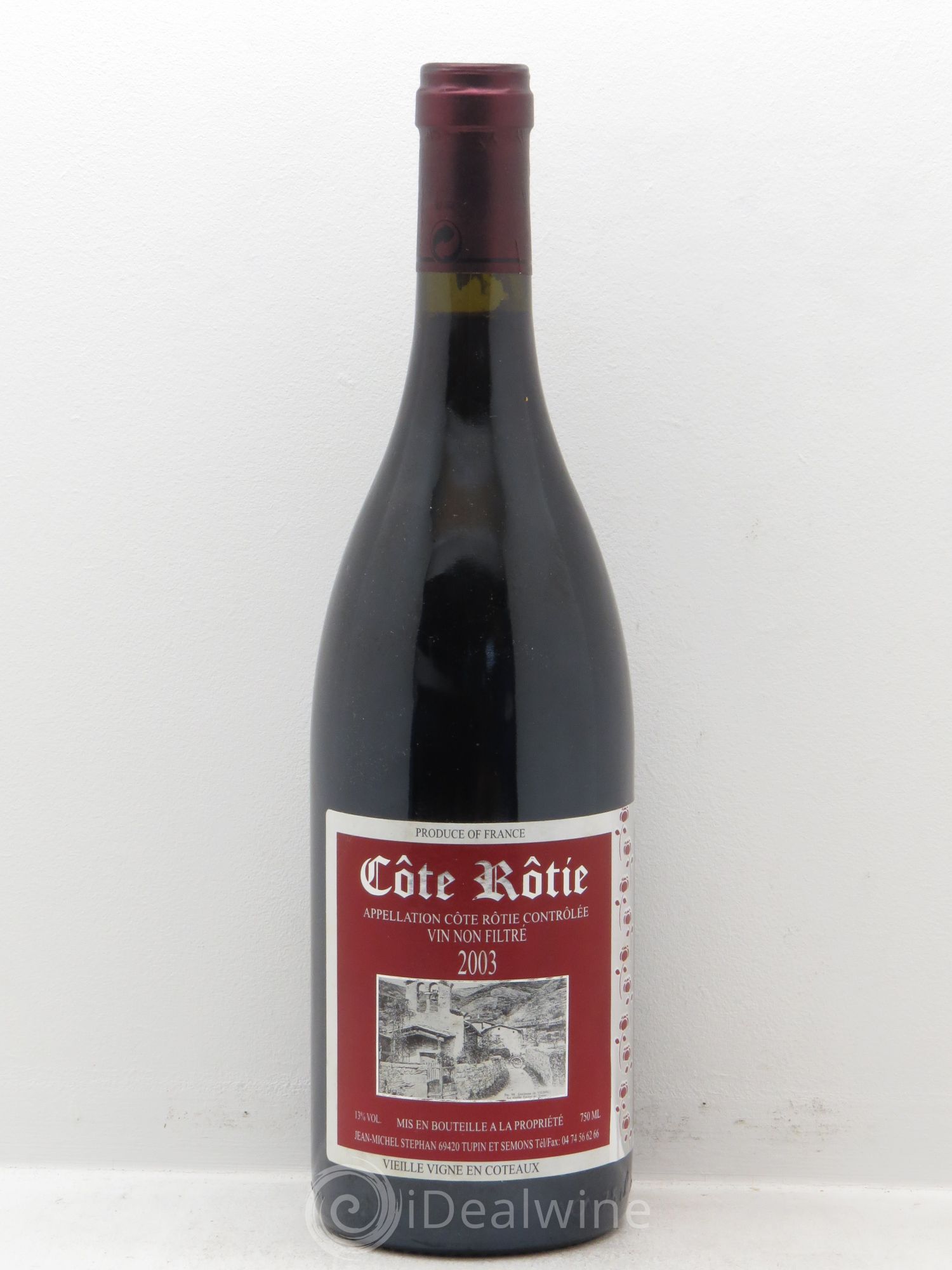 Côte-Rôtie Vieilles Vignes en Côteaux Stephan 2003 - Posten von 1 Flasche - 0