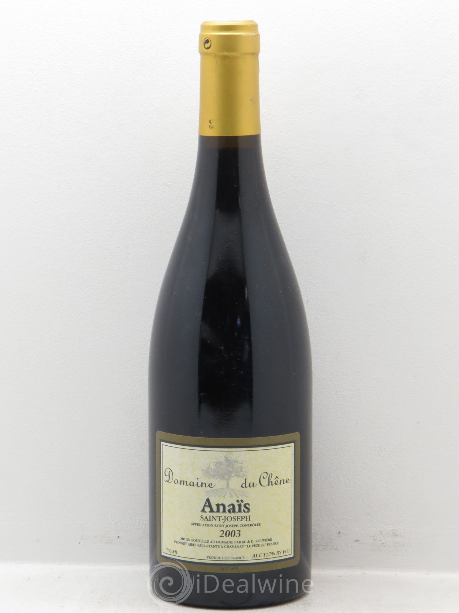 Saint-Joseph "Cuvée Anais" Marc et Dominique Rouvière 2003 - Lot de 1 bouteille - 0