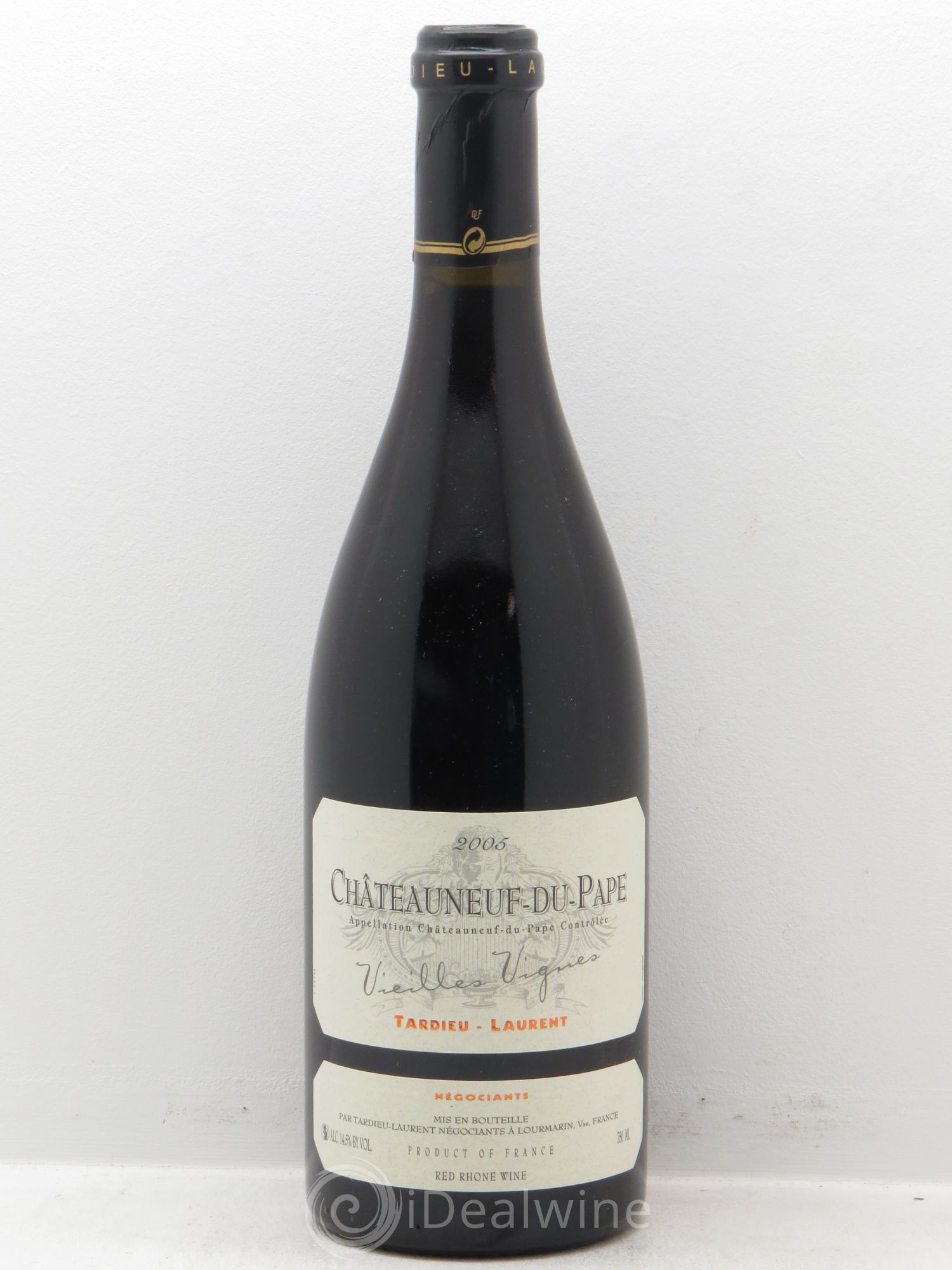 Châteauneuf-du-Pape Tardieu-Laurent Vieilles vignes Famille Tardieu 2005 - Lot de 1 bouteille - 0