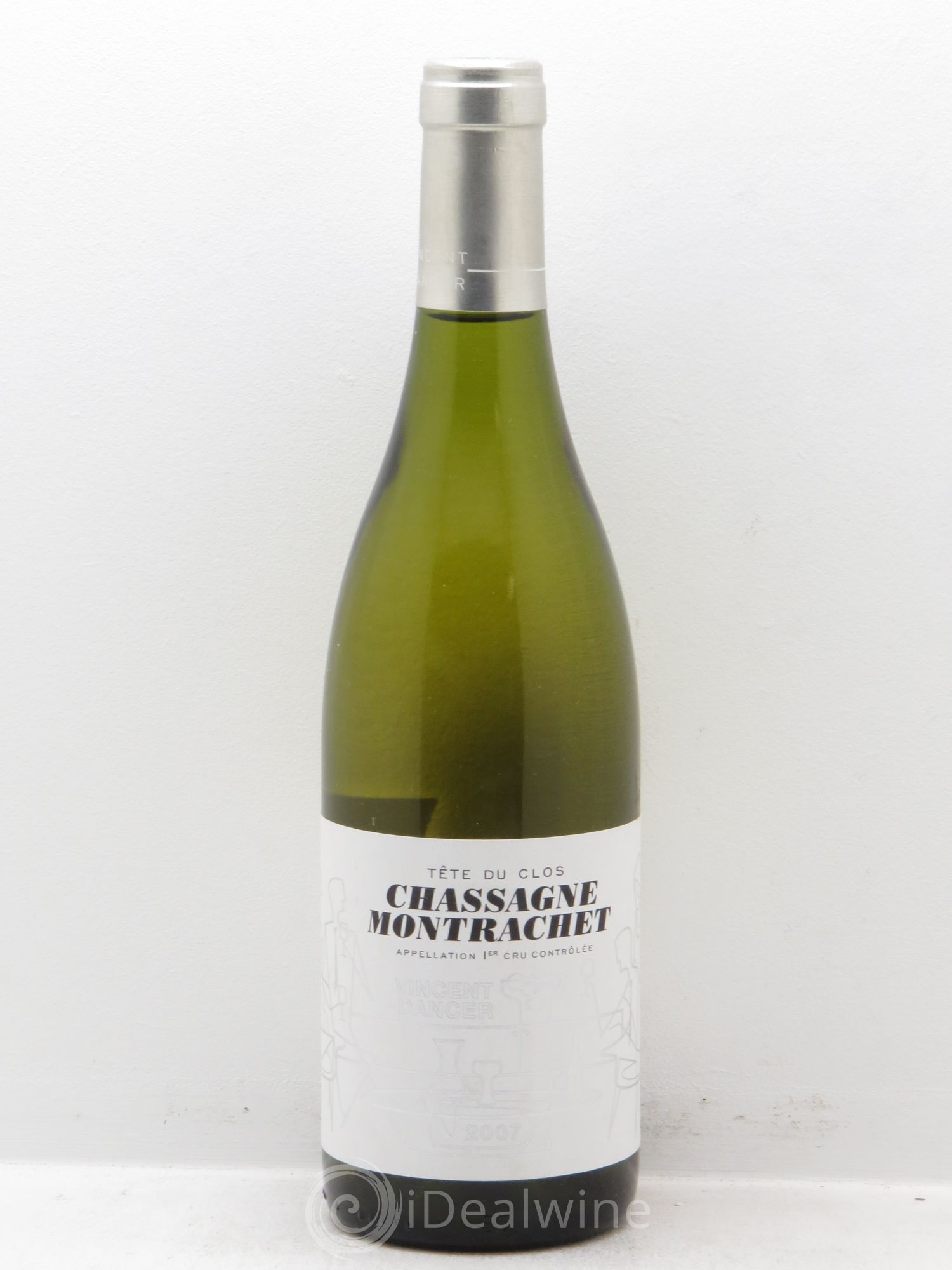 Chassagne-Montrachet 1er Cru Tête de Clos. Vincent Dancer 2007 - Posten von 1 Flasche - 0