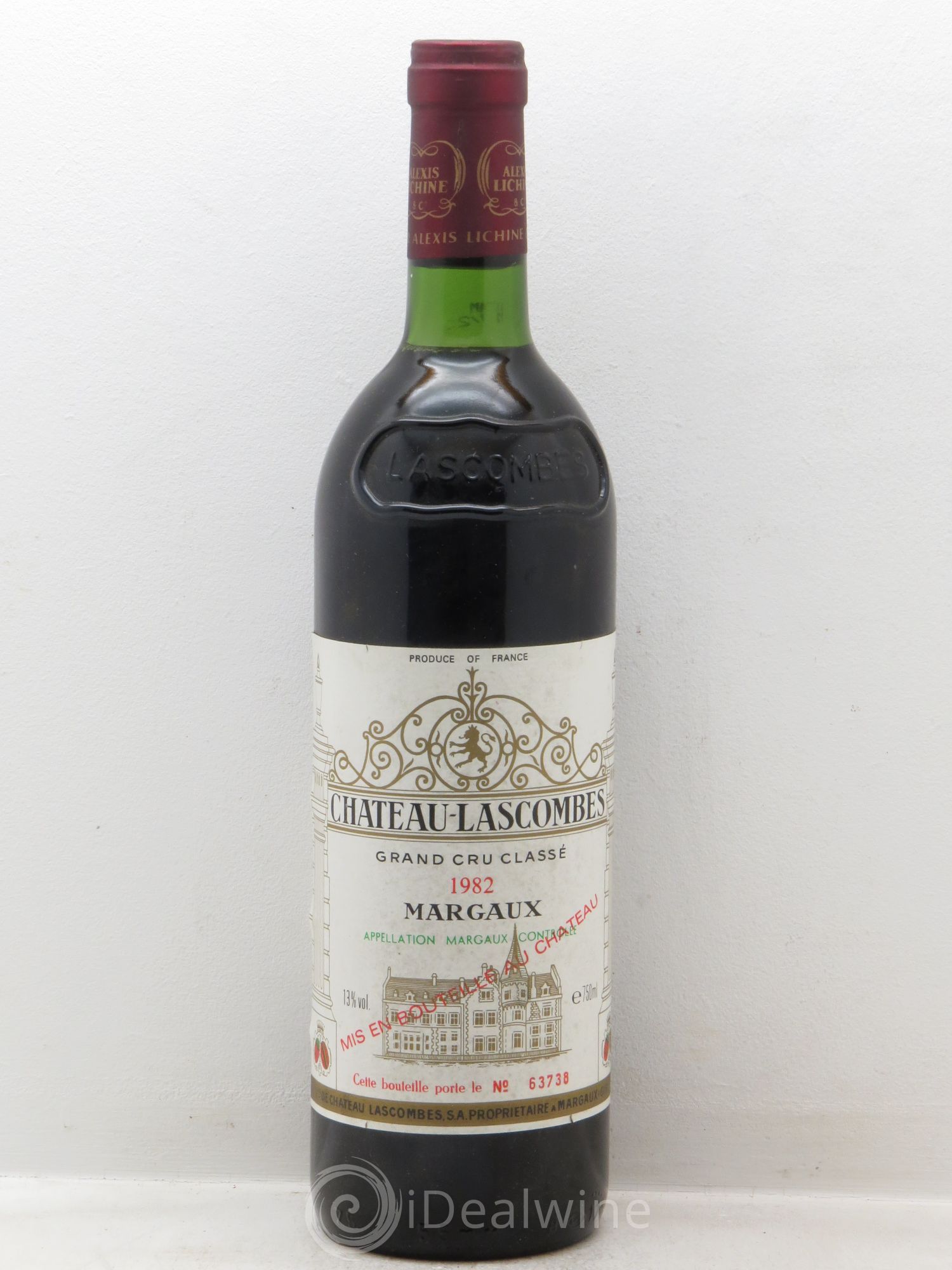 Château Lascombes 2ème Grand Cru Classé 1982 - Lot de 1 bouteille - 0