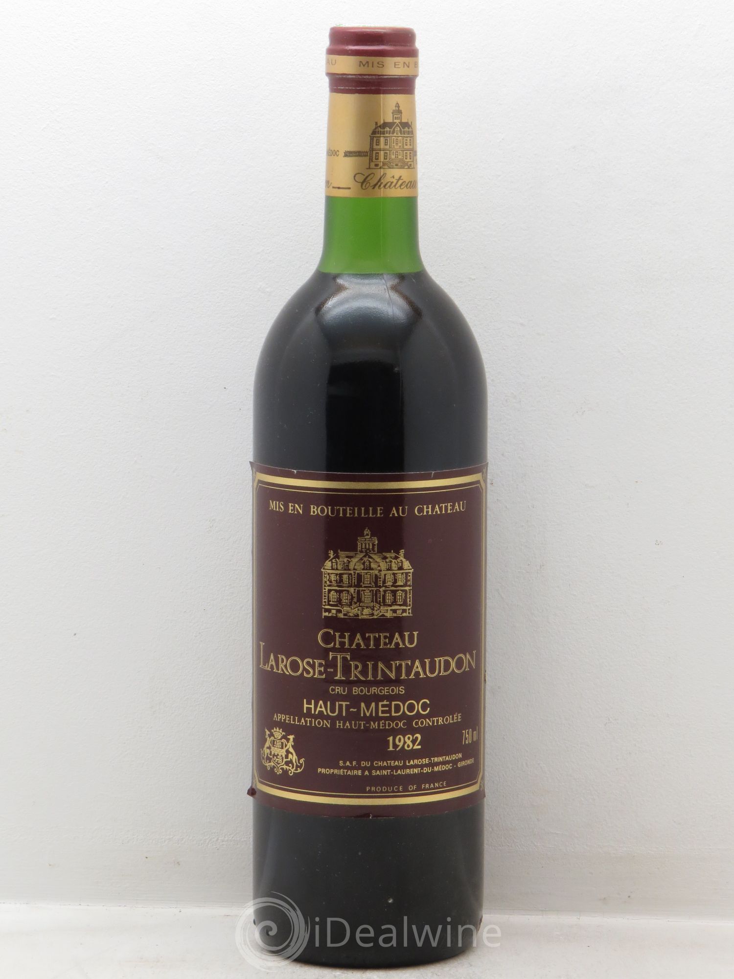 Château Larose Trintaudon Cru Bourgeois 1982 - Lot de 1 bouteille - 0
