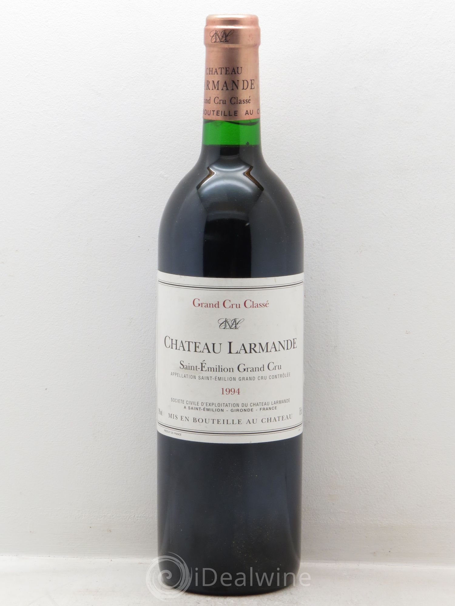Château Larmande Grand Cru Classé 1994 - Lot de 1 bouteille - 0