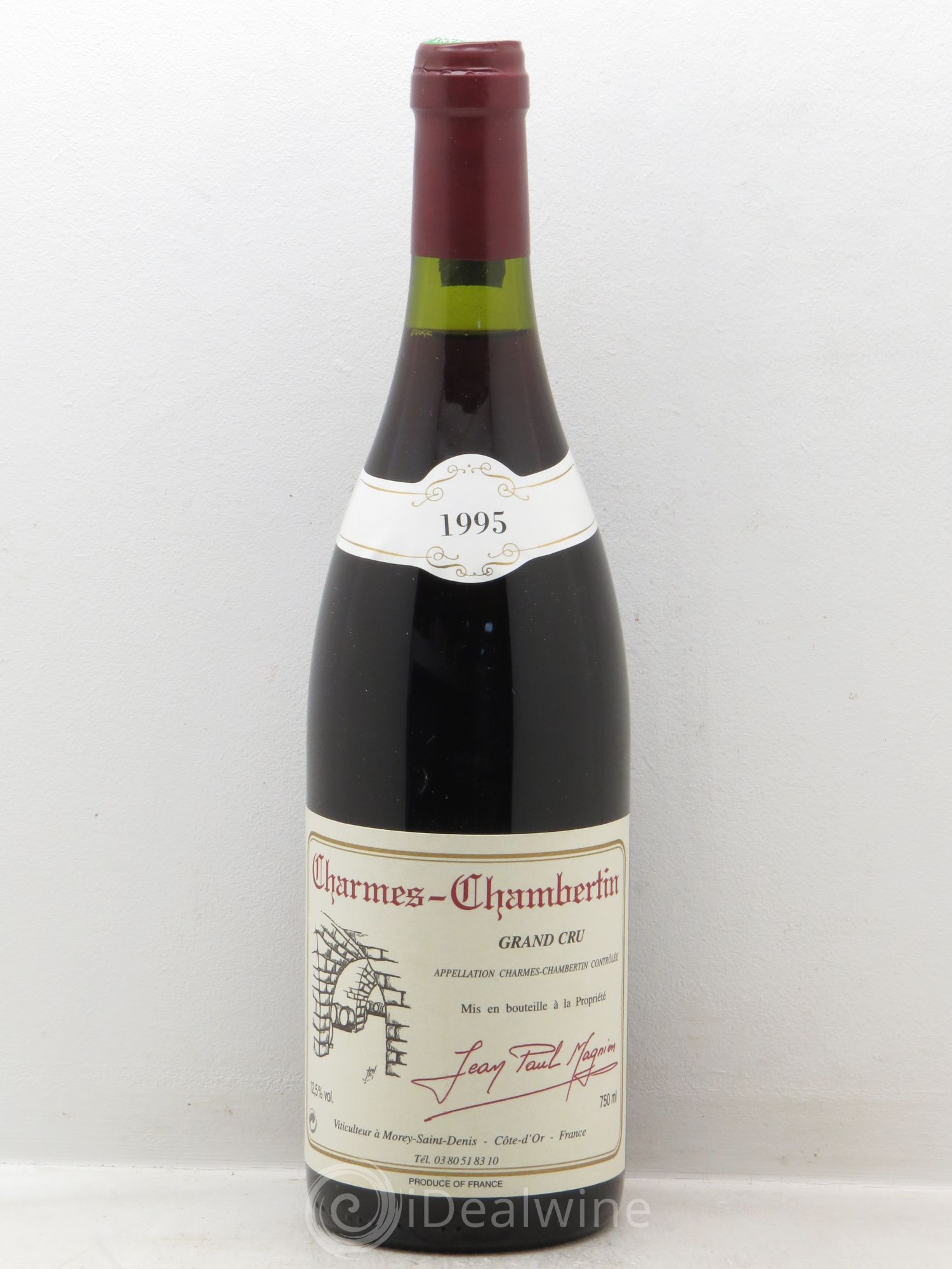 Charmes-Chambertin Grand Cru J.P Magnien 1995 - Lot de 1 bouteille - 0