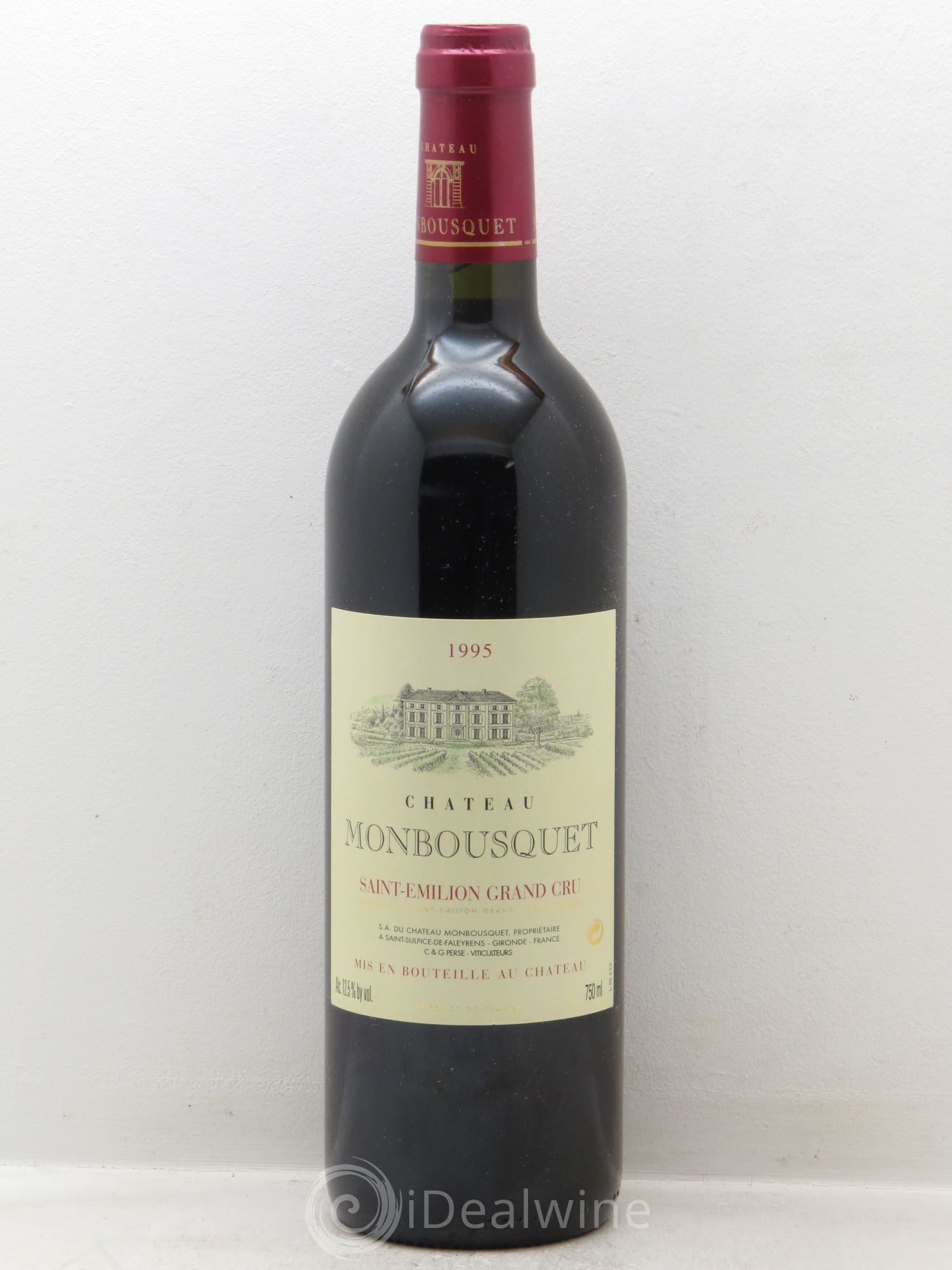 Château Monbousquet Grand Cru Classé 1995 - Lot de 1 bouteille - 0