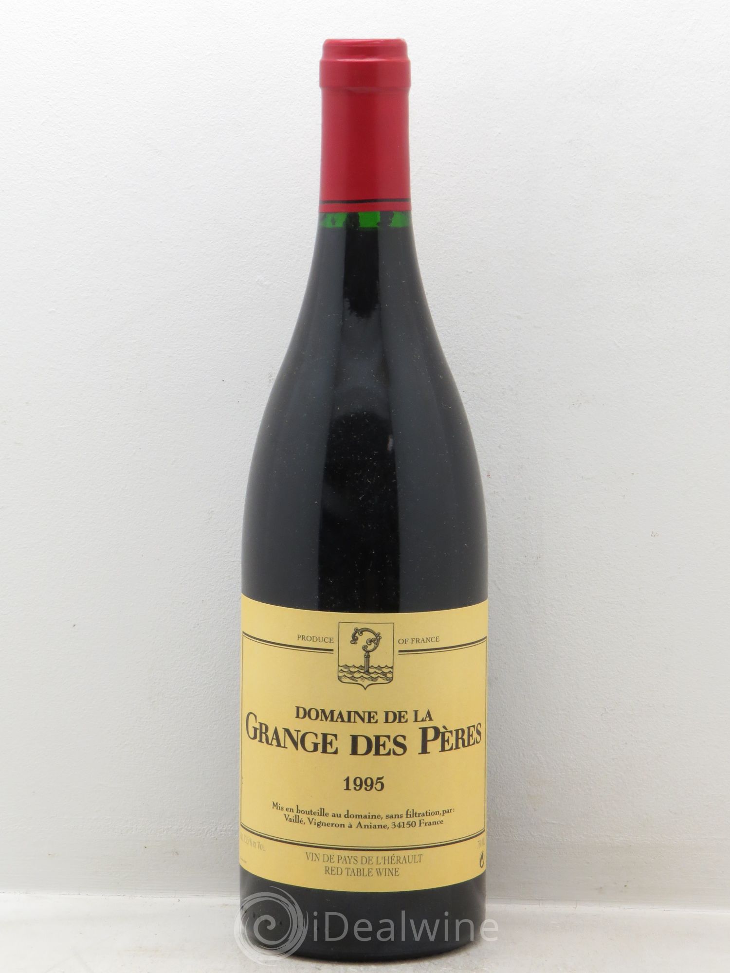 Pays d'Hérault Grange des Pères Laurent Vaillé 1995 - Lot de 1 bouteille - 0