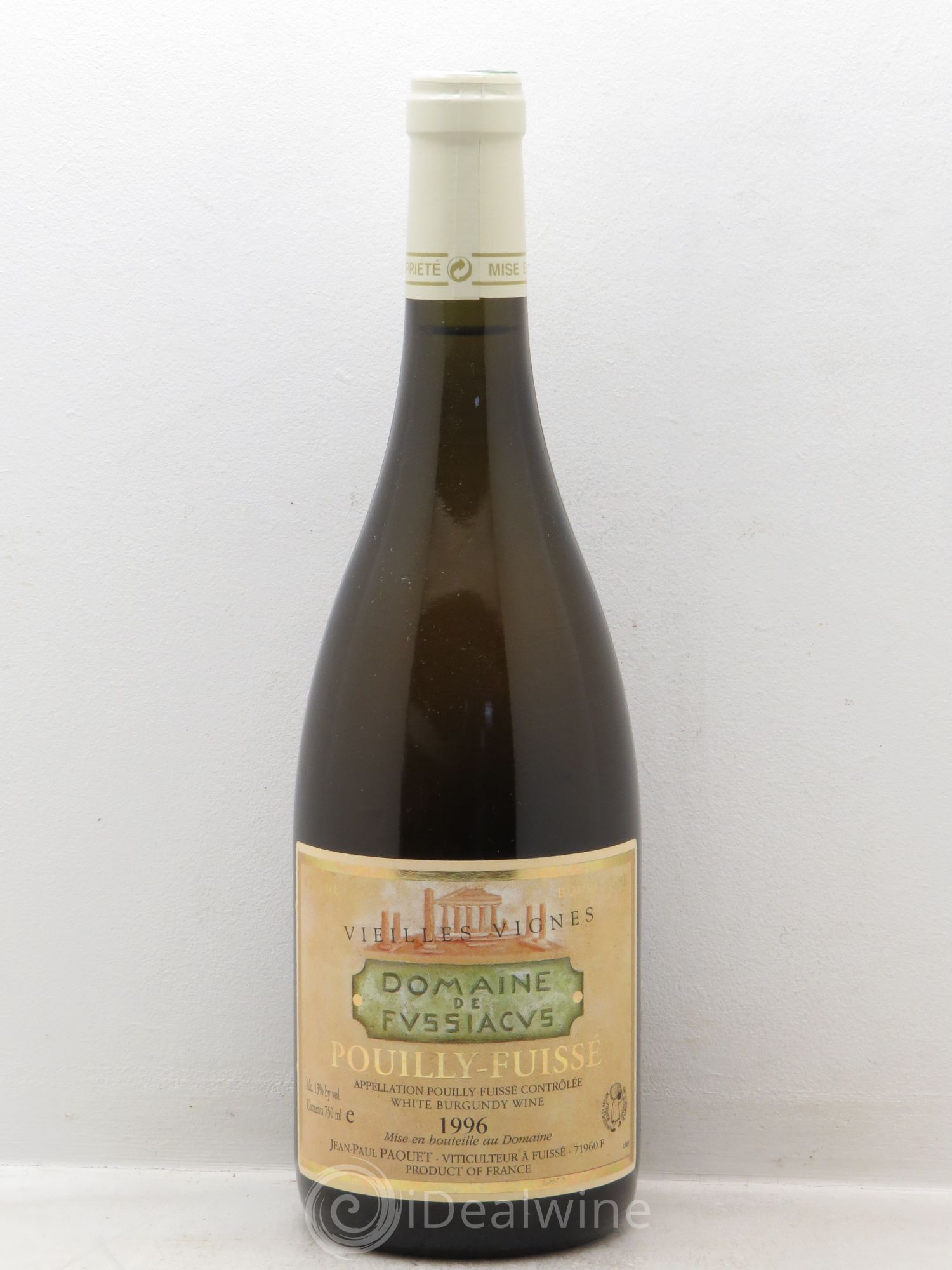 Pouilly-Fuissé Domaine de Fussiacus Vieilles Vignes 1996 - Posten von 1 Flasche - 0