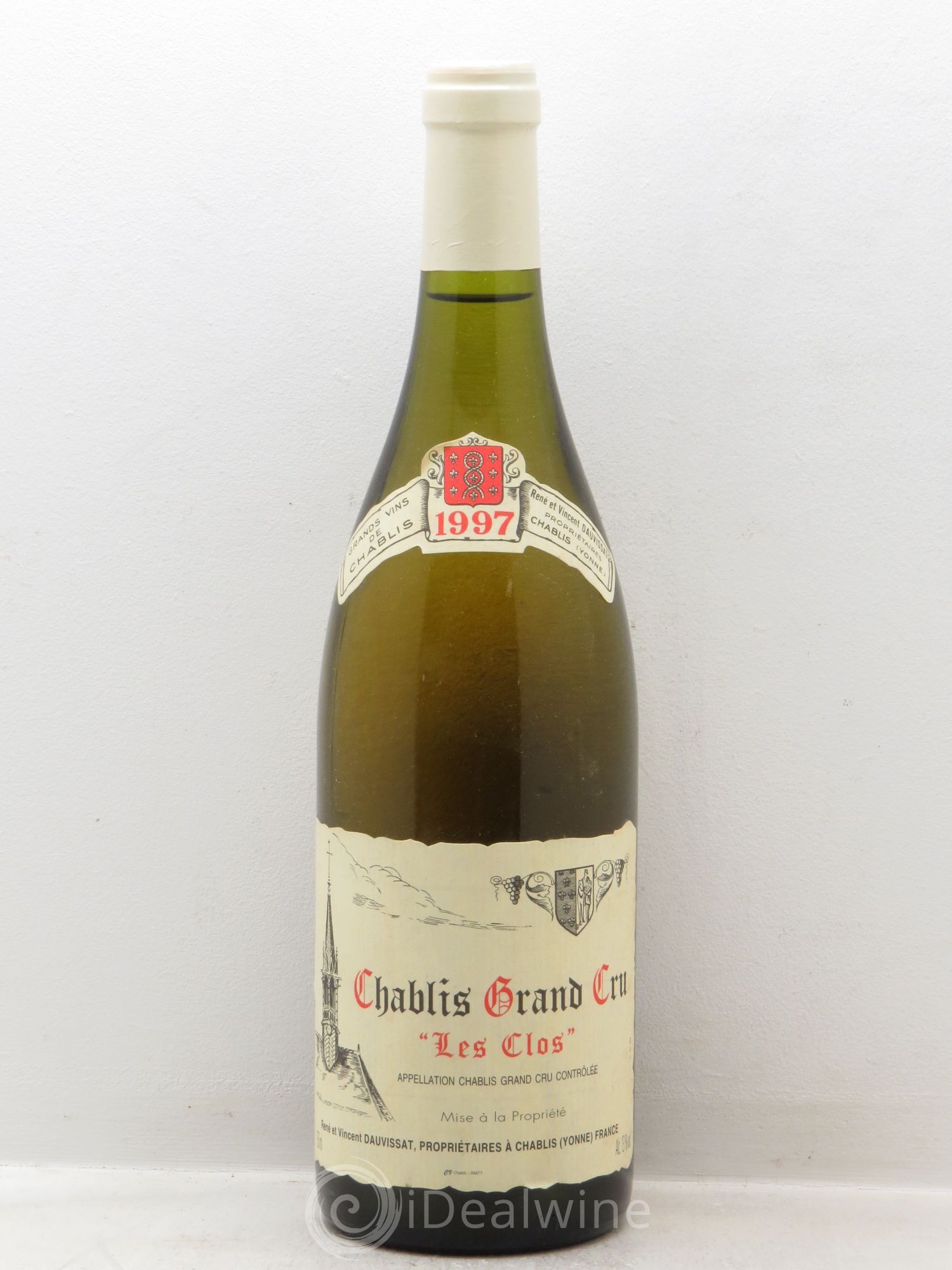 Chablis Grand Cru Les Clos Vincent Dauvissat (Domaine) 1997 - Lot de 1 bouteille - 0