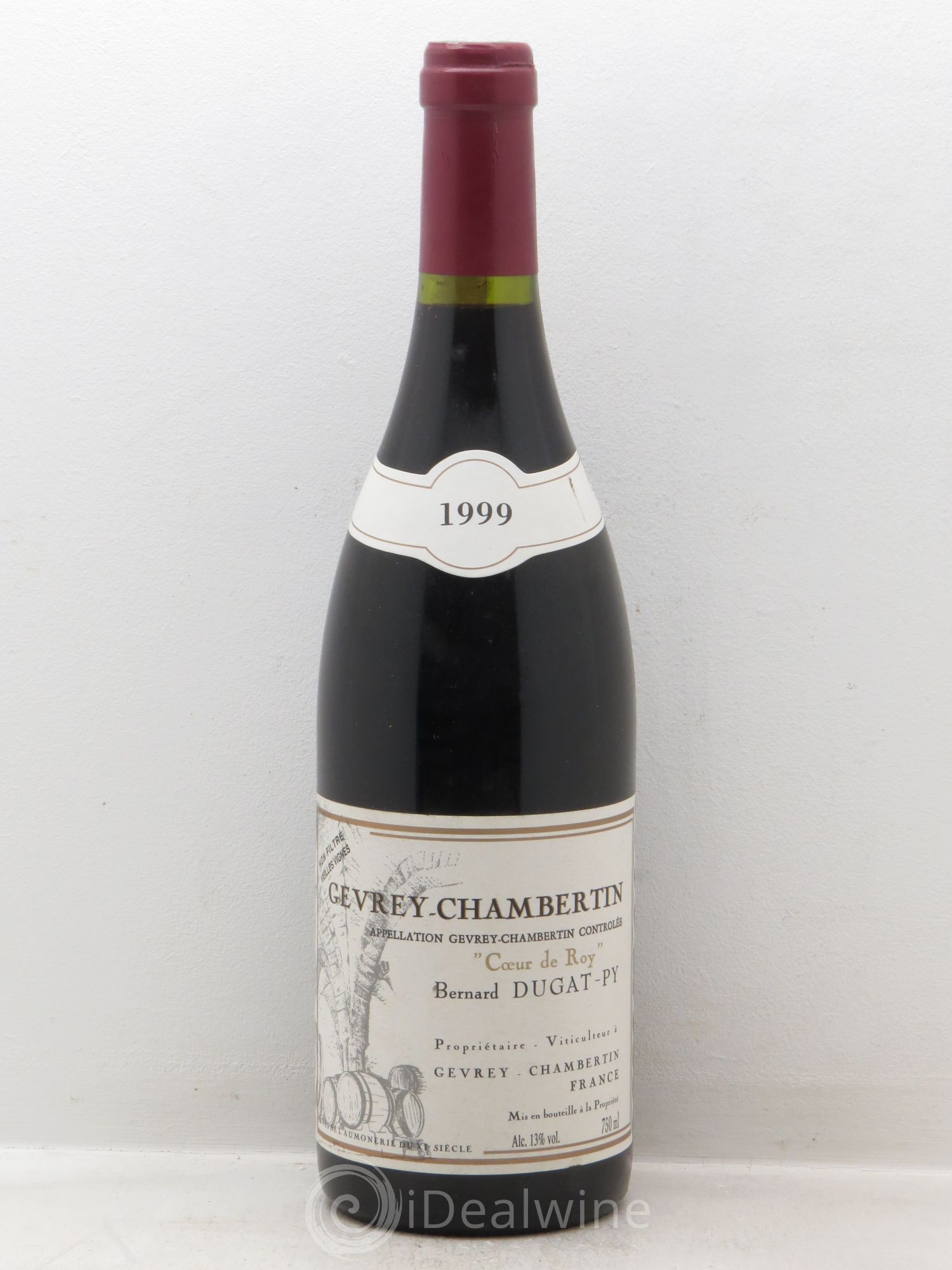 Gevrey-Chambertin Coeur de Roy Très Vieilles Vignes Dugat-Py 1999 - Lot de 1 bouteille - 0