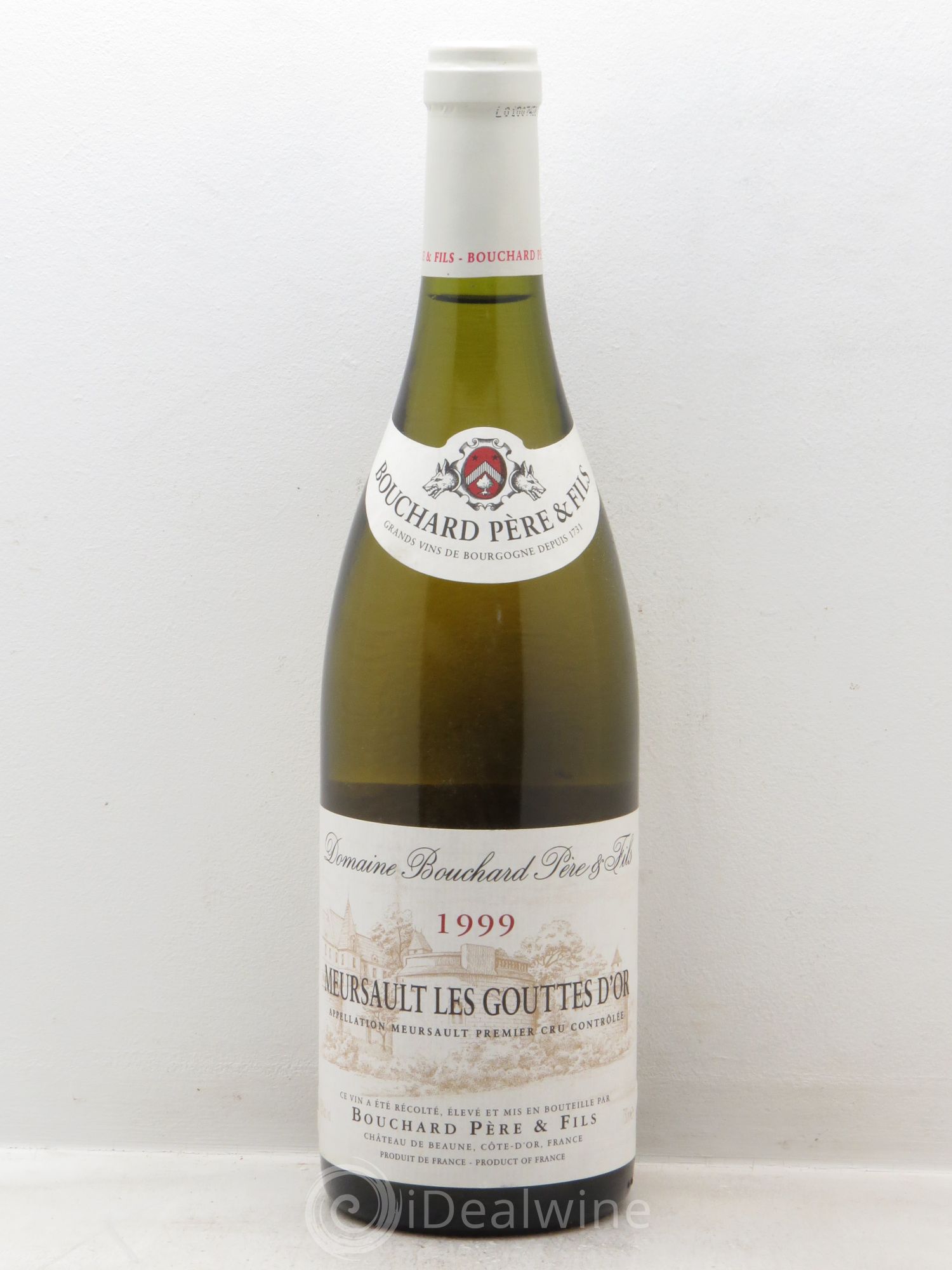 Meursault 1er Cru Les Gouttes d'Or Bouchard Père & Fils 1999 - Lot de 1 bouteille - 0
