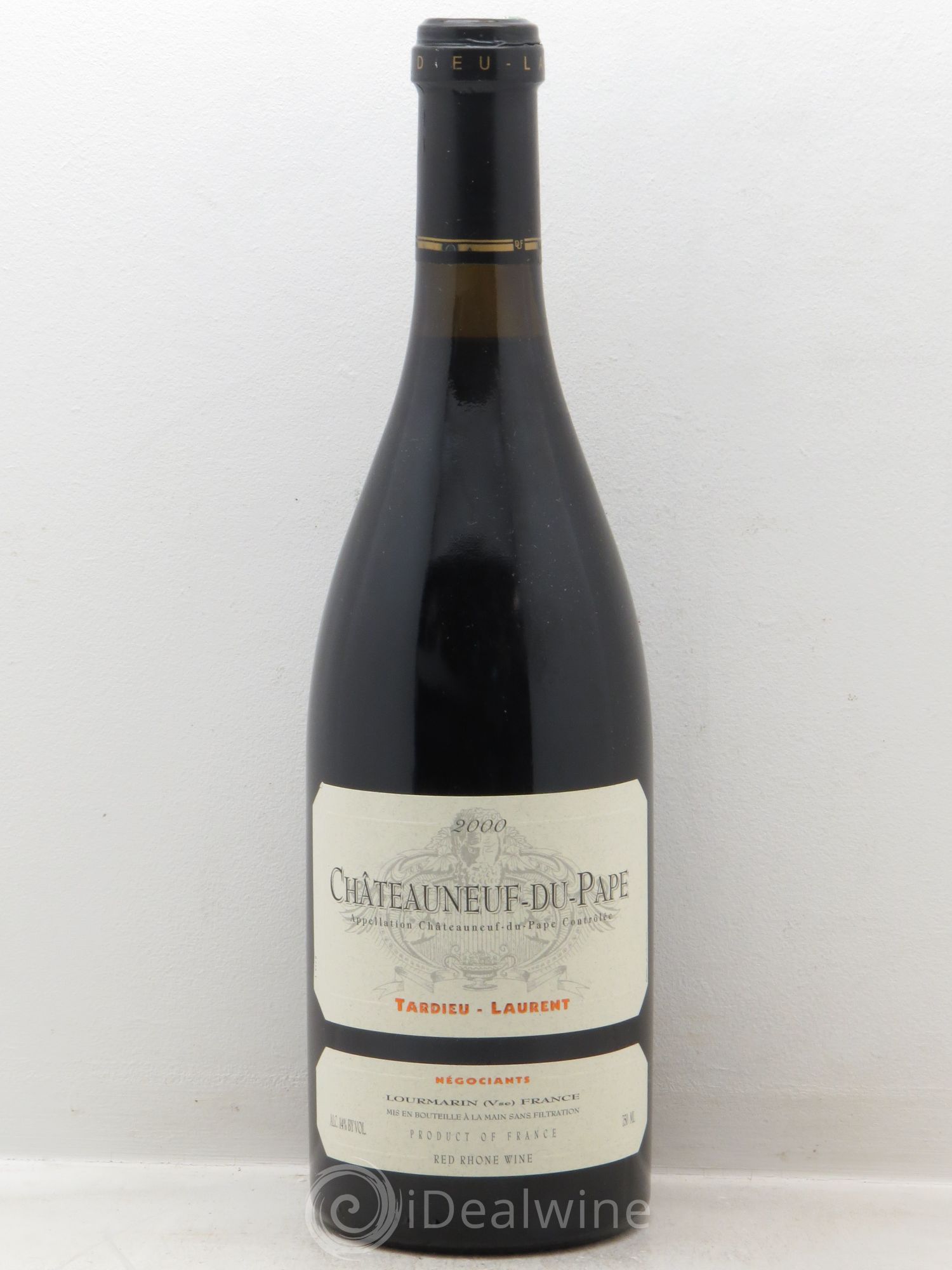 Châteauneuf-du-Pape Domaine Tardieu-Laurent Famille Tardieu 2000 - Lot de 1 bouteille - 0