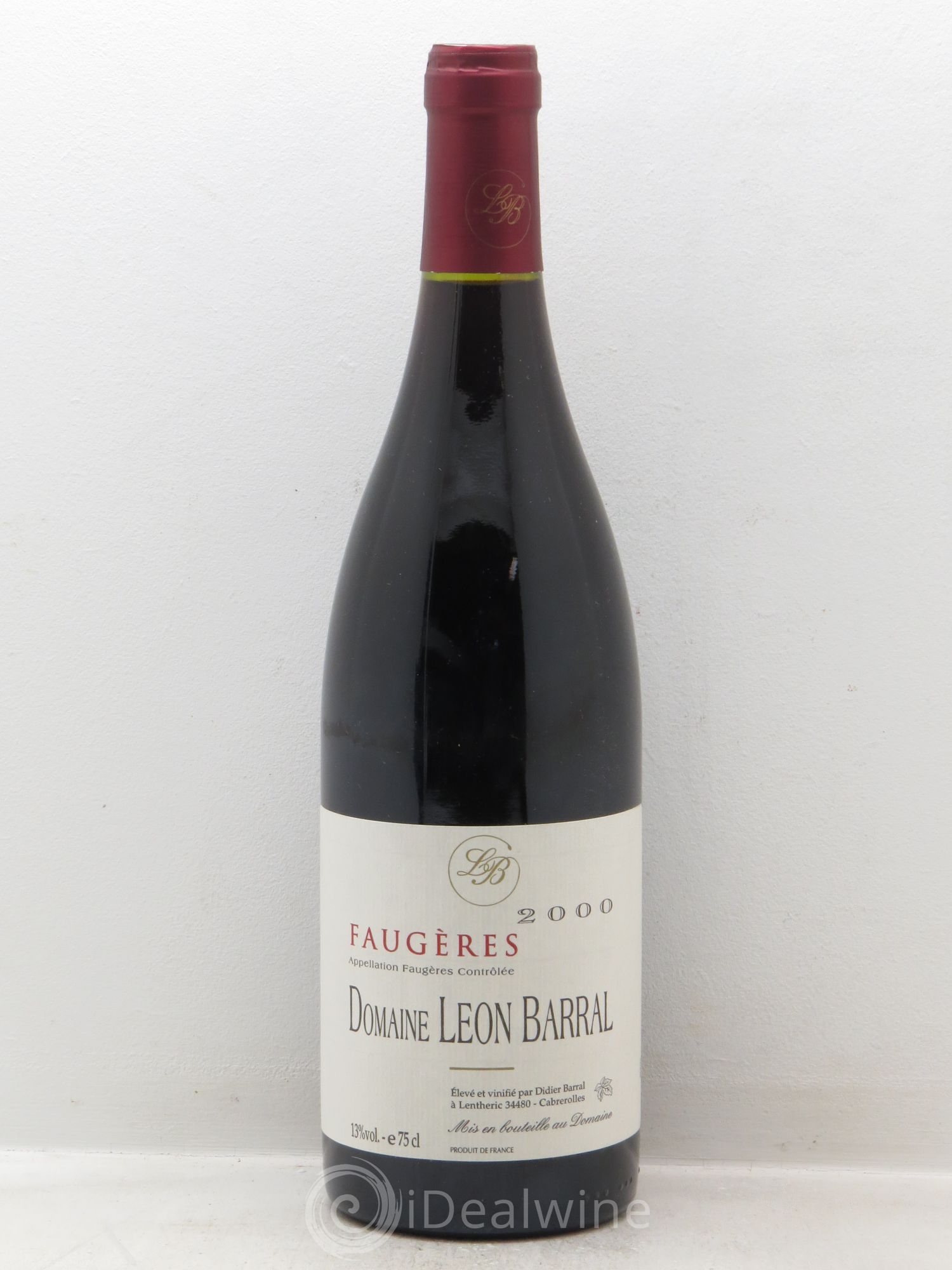 Faugères Domaine Léon Barral 2000 - Lot de 1 bouteille - 0