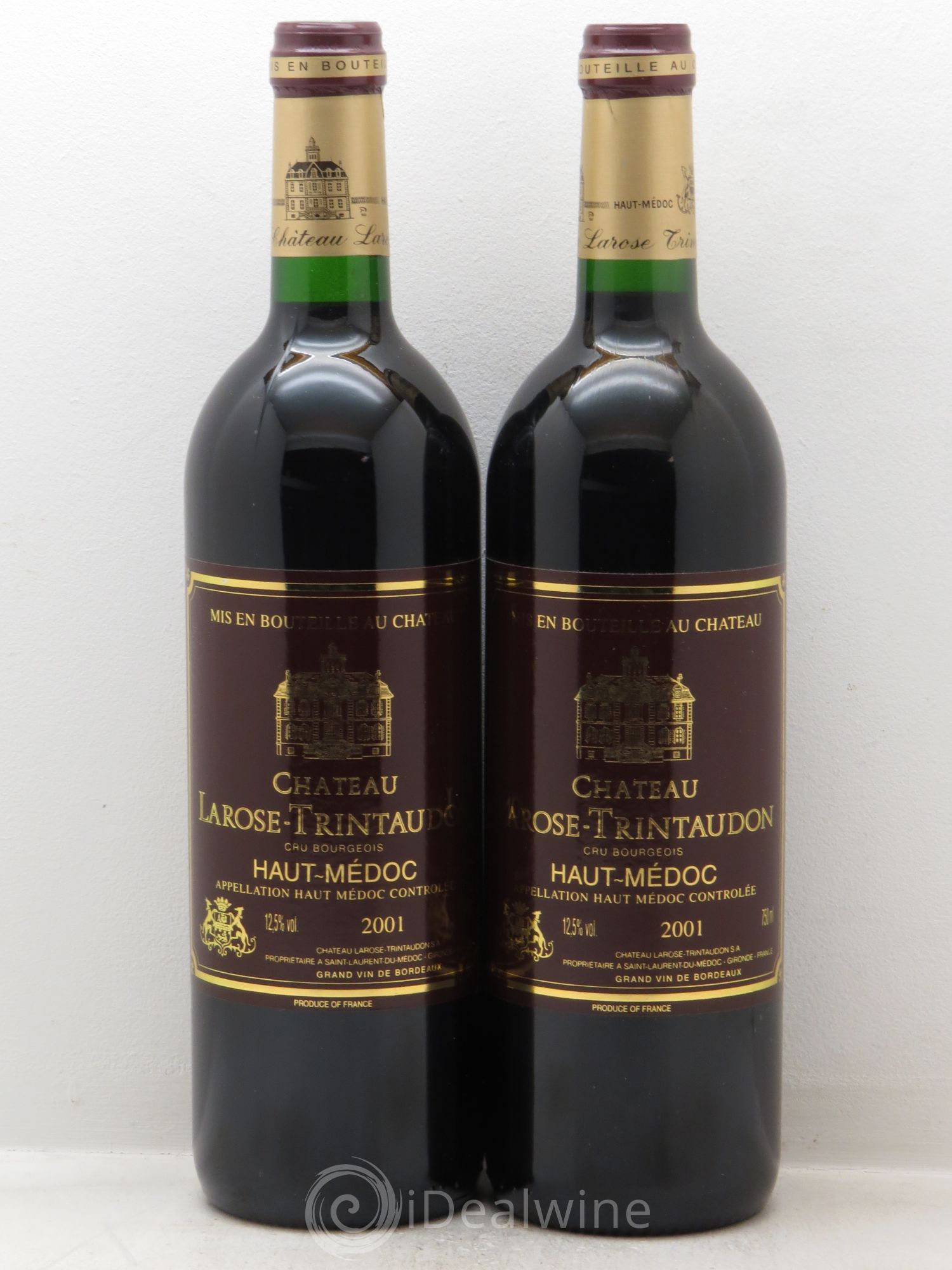 Château Larose Trintaudon Cru Bourgeois 2001 - Lot de 2 bouteilles - 0