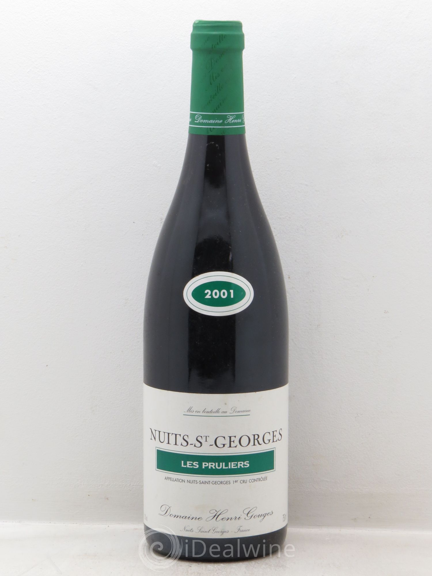 Nuits-Saint-Georges 1er Cru Les Pruliers Henri Gouges 2001 - Lot de 1 bouteille - 0