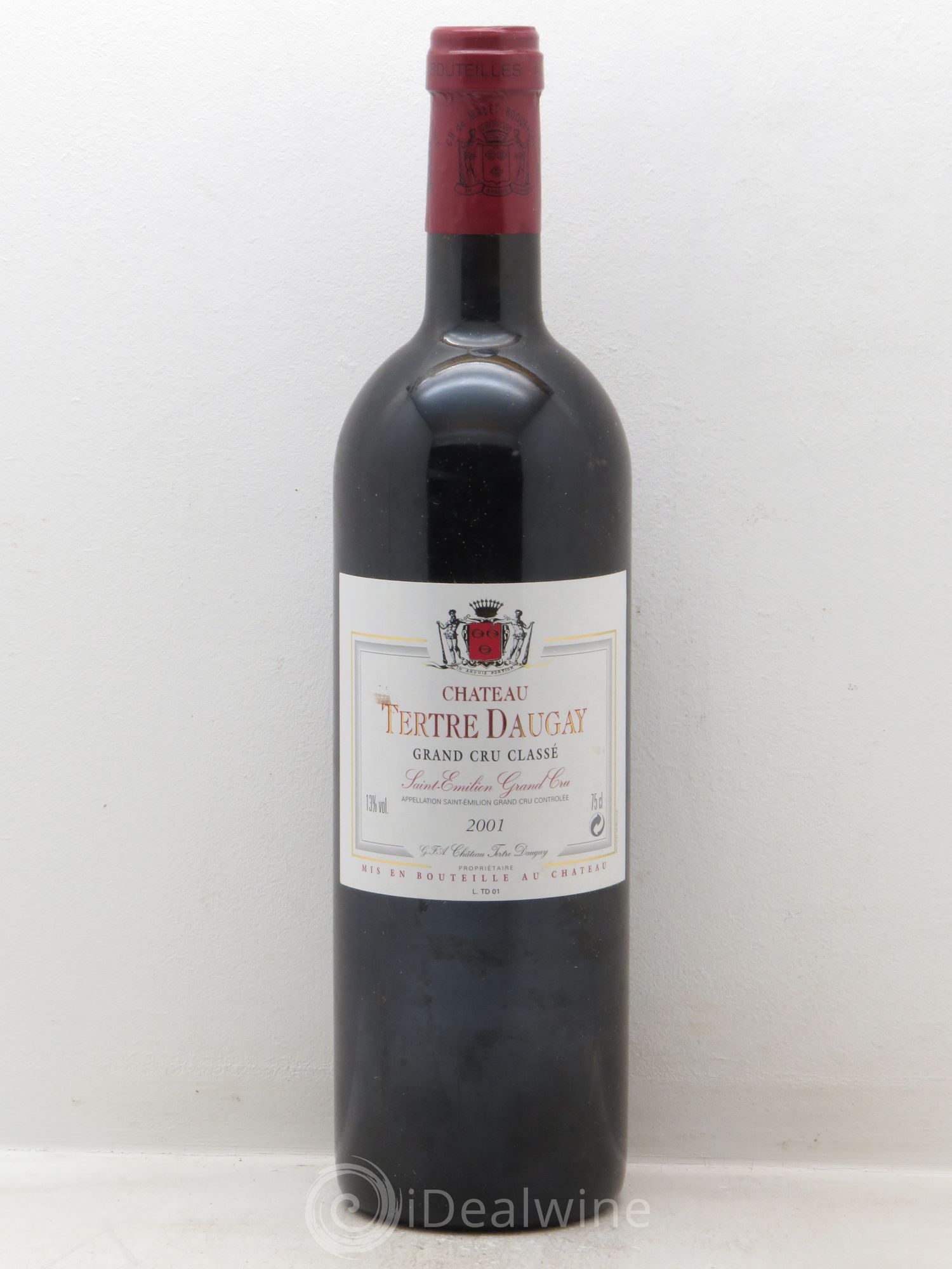 Château Tertre Daugay Grand Cru Classé 2001 - Lot de 1 bouteille - 0
